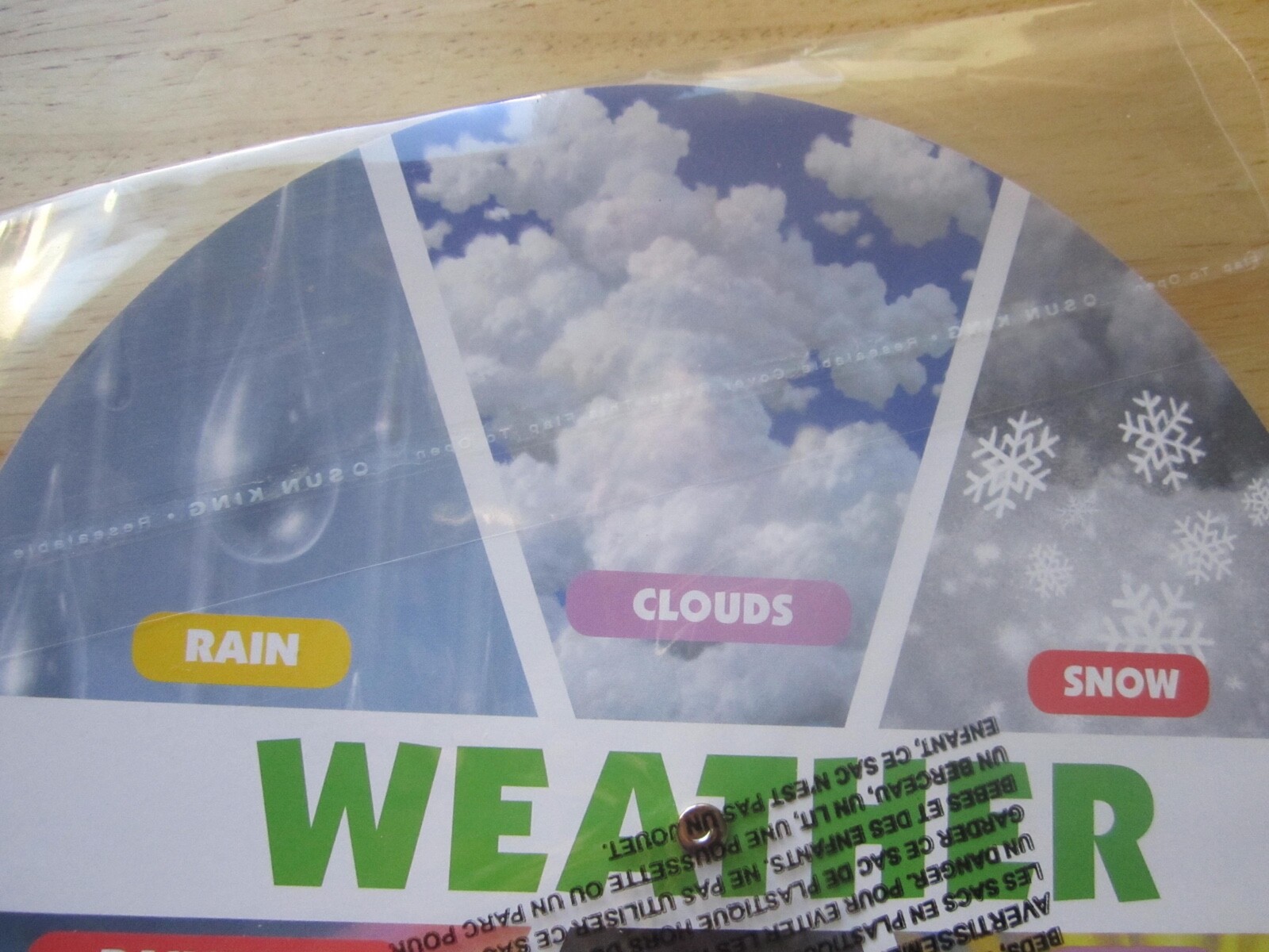 Teaching Tree Educational Spinner 8″ Guide To The Sky Cirrus Stratus Cumulus Pkg
