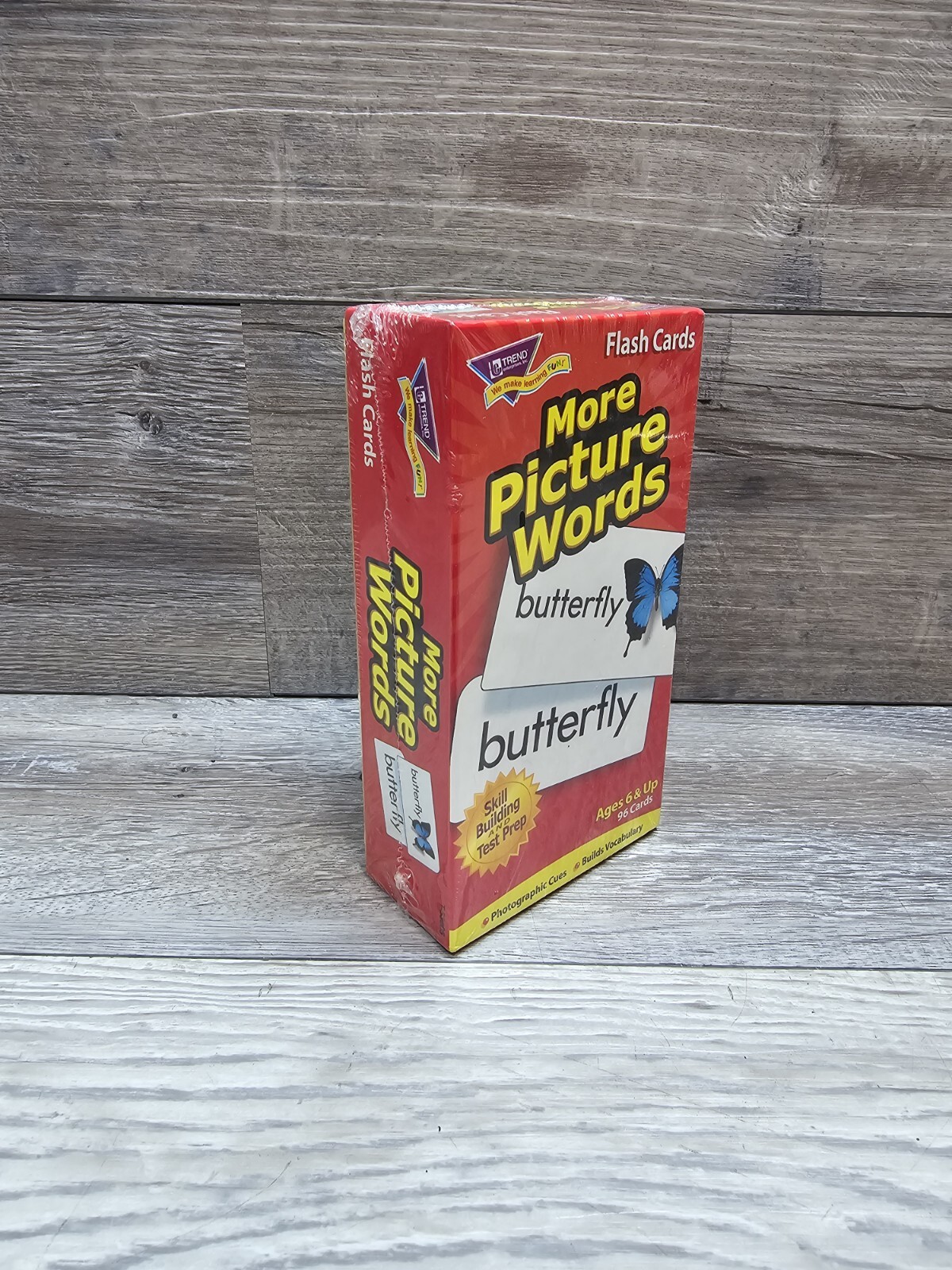 Flash Cards More Picture Words Educational 96 Cards Ages 6+ Homeschool Teacher
