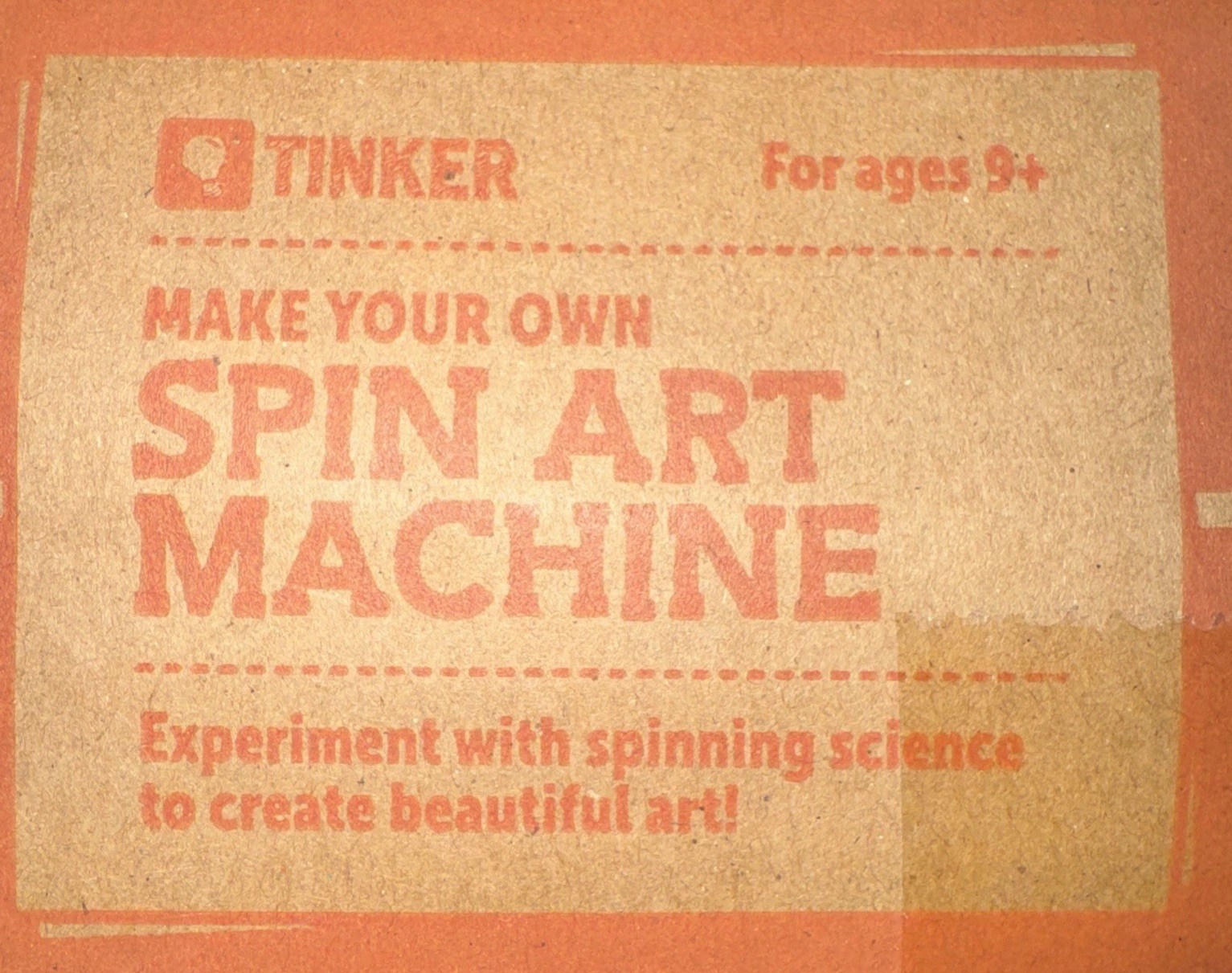 New,KiwiCo Tinker Crate Spin Art Machine Kit Kids Age 9+ Educational STEAM Craft