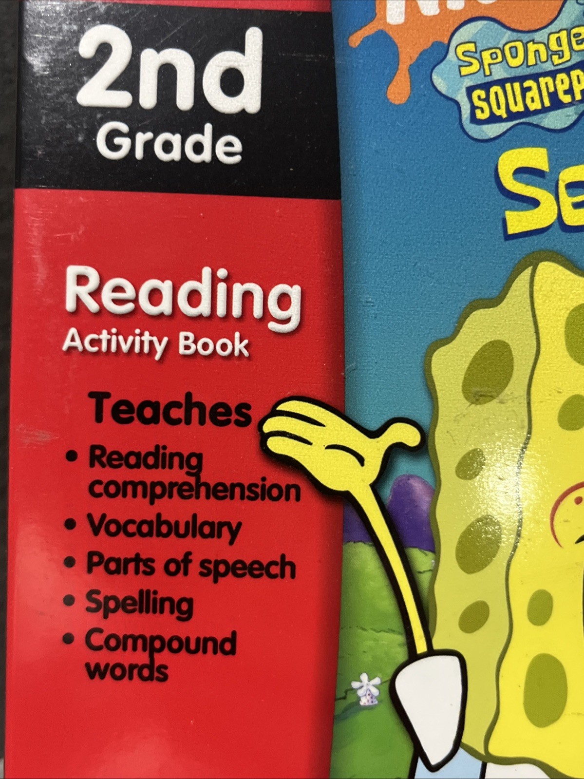 Leap Frog LeapPad Learning System SpongeBob Squarepants Salty Sea Stories Book