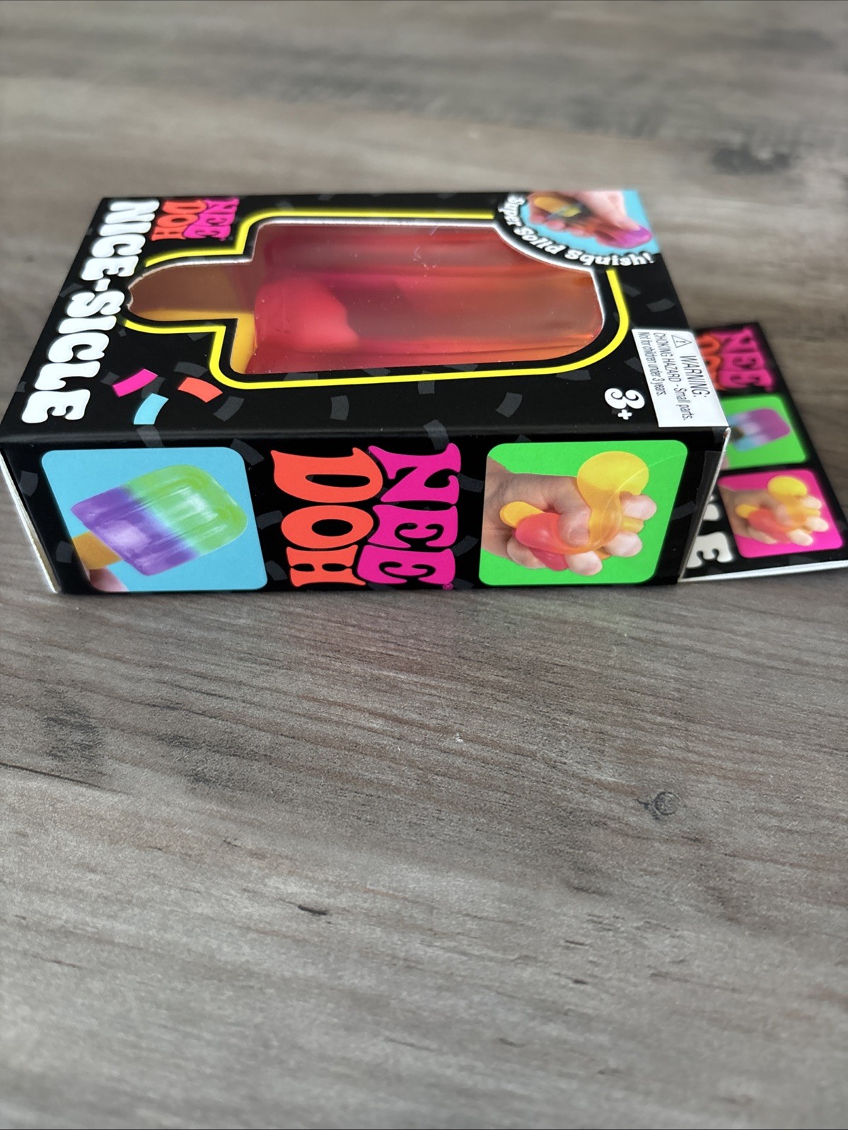 Nee Doh Nice-sicle Pink And Yellow Multi Color Hard To Find