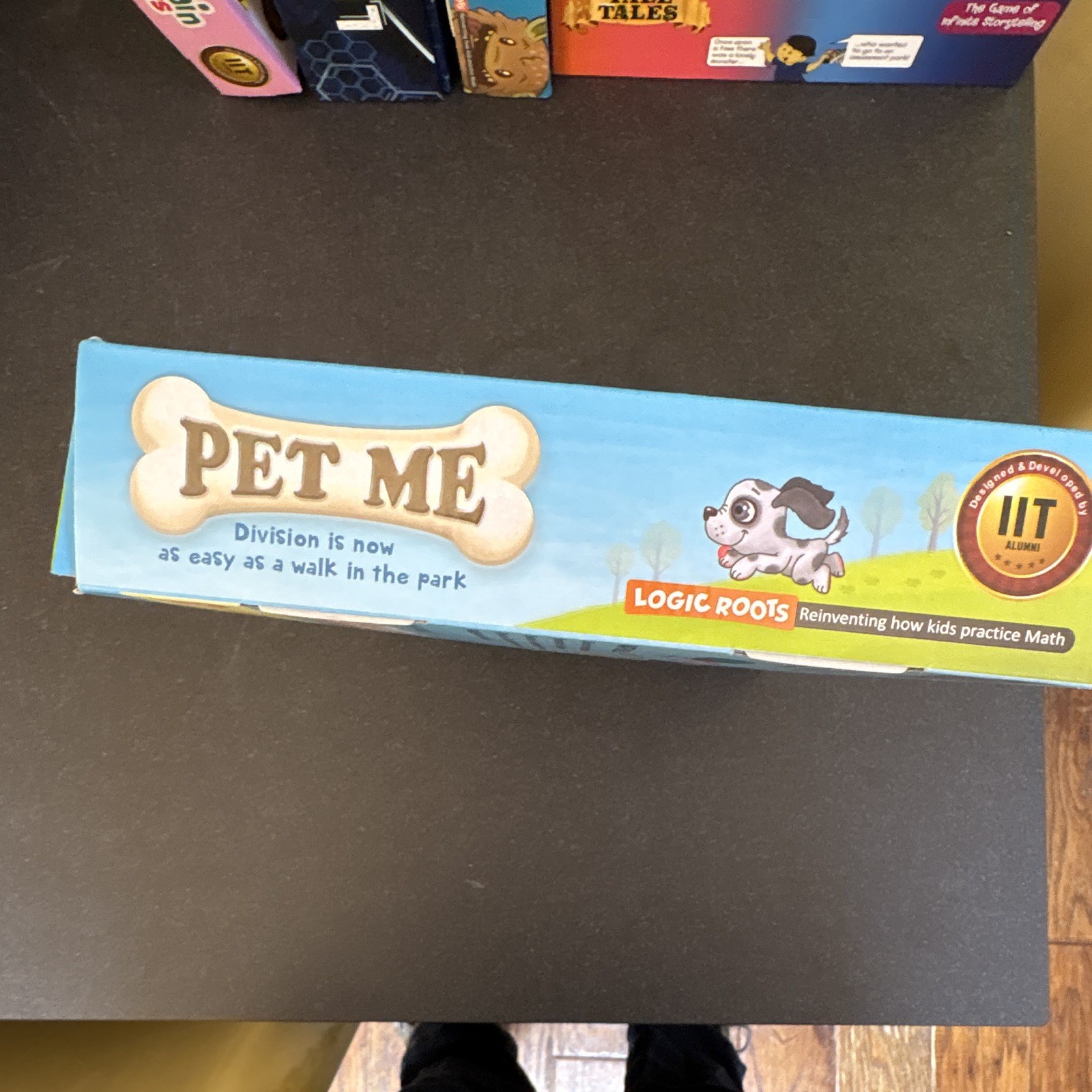 Logic Roots Pet Me Division Math Board Game 2-4 Players Ages 7+