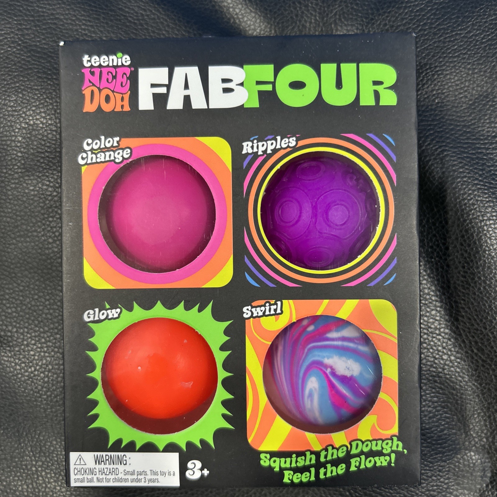 Needoh Teenie Fab Four 4-Pack Nee Doh Set of 4 NEW SEALED