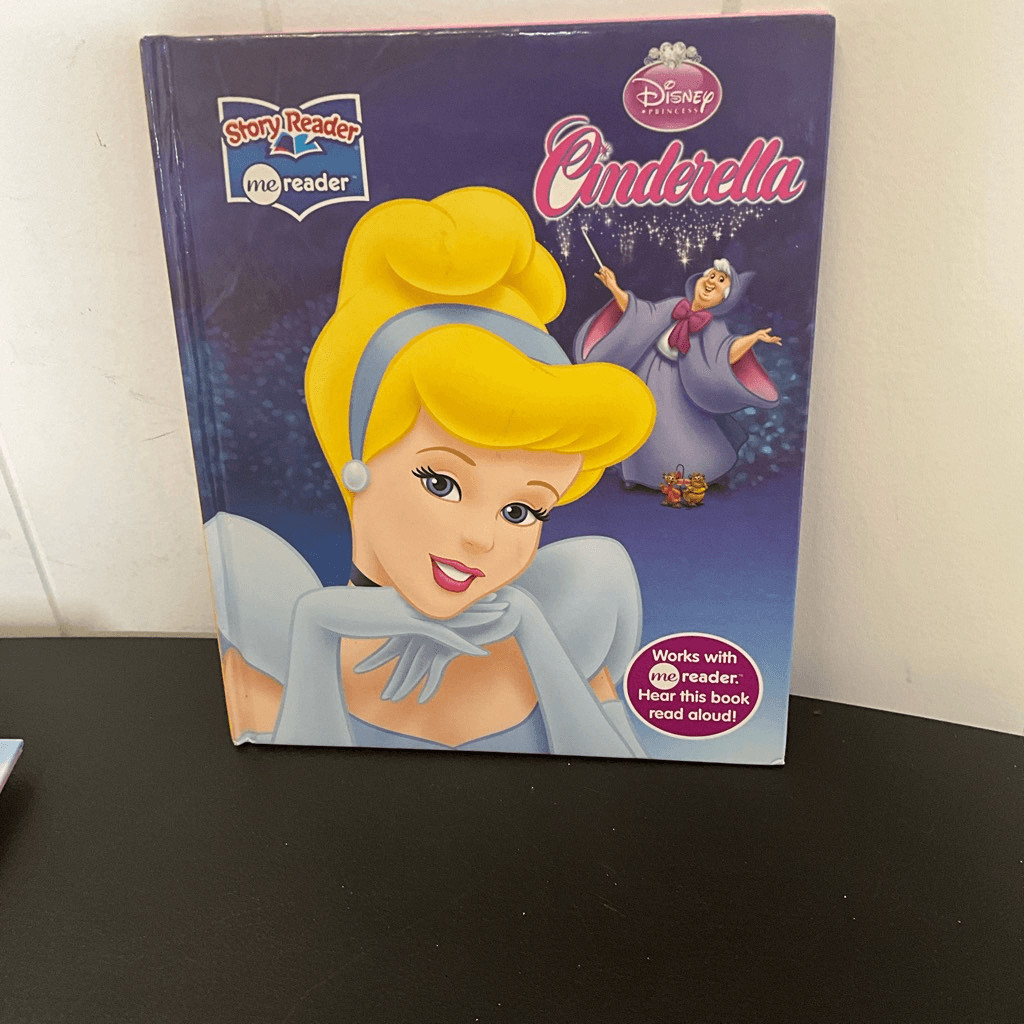 Lot of 8 Disney Story Reader Books Educational Tools Cinderella Aladdin Tangled