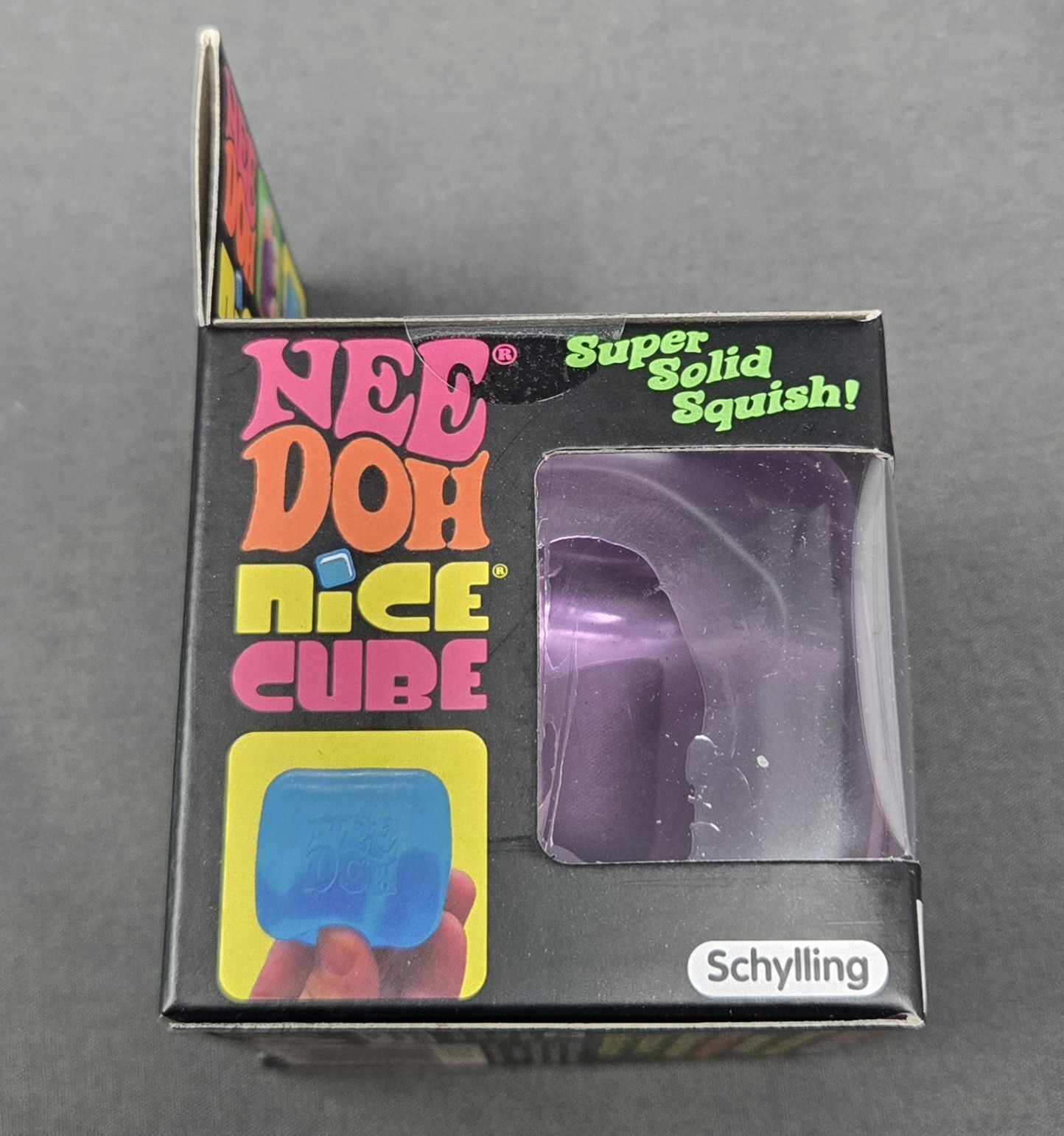 Nee Doh Nice Cube Super Solid Squish (Lot of 10) Blue Purple Pink – NEW
