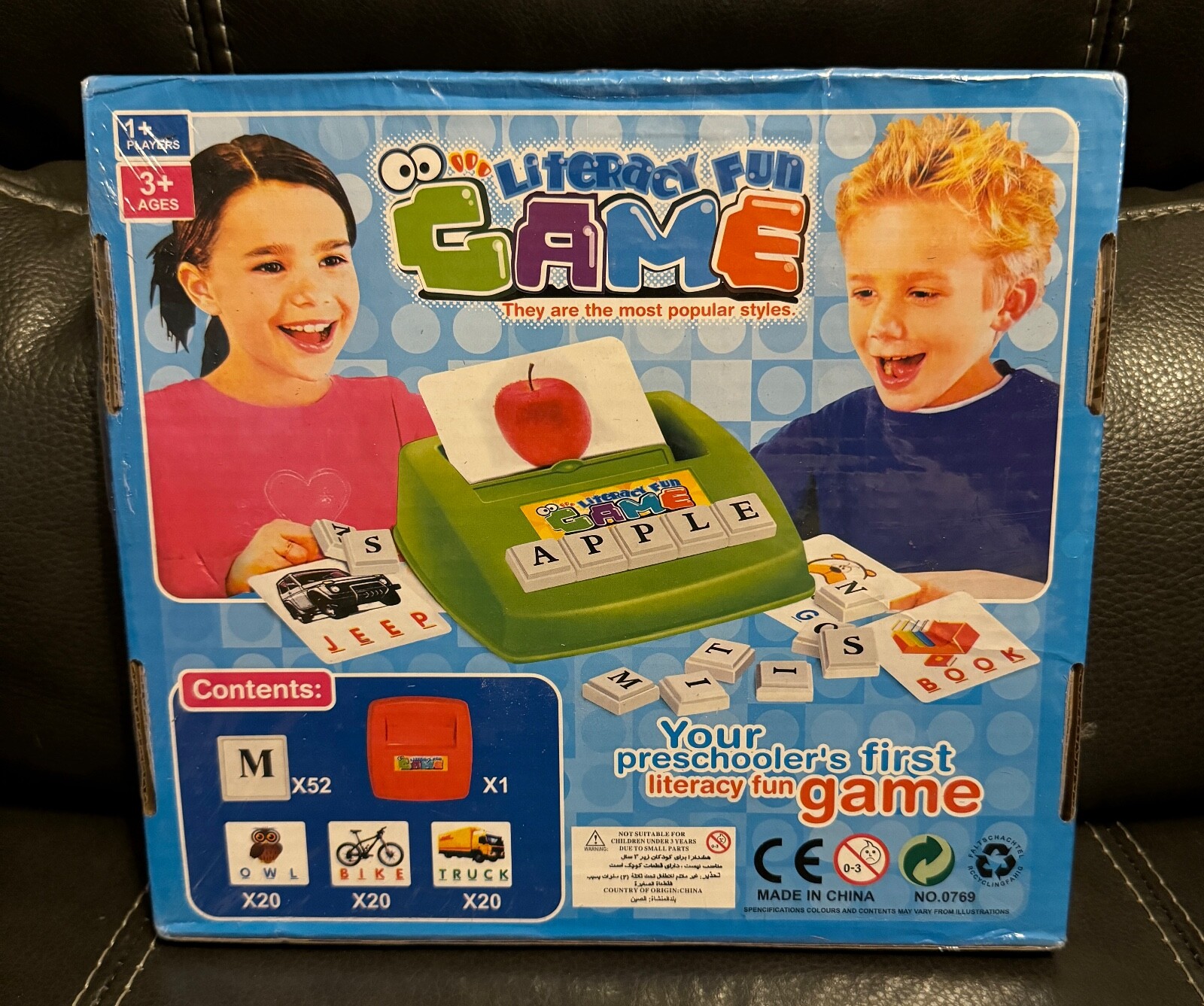 BRAND NEW LITERACY RED FUN GAME PRESCHOOL EDUCATIONAL 3+ 1 PLAYER LEARNING GAME