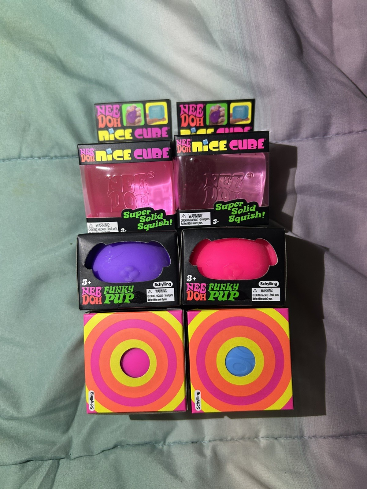 Needoh lot of 6 🔥🔥🩷🦄💜 Nice Cube, Funky Pup, Color Change. Get them all