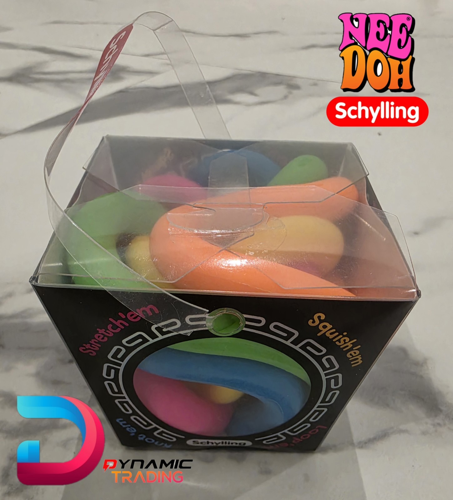 NeeDoh Noodlies Squishy Nee Doh 5 Stretchy Fidget 14″ Noodles