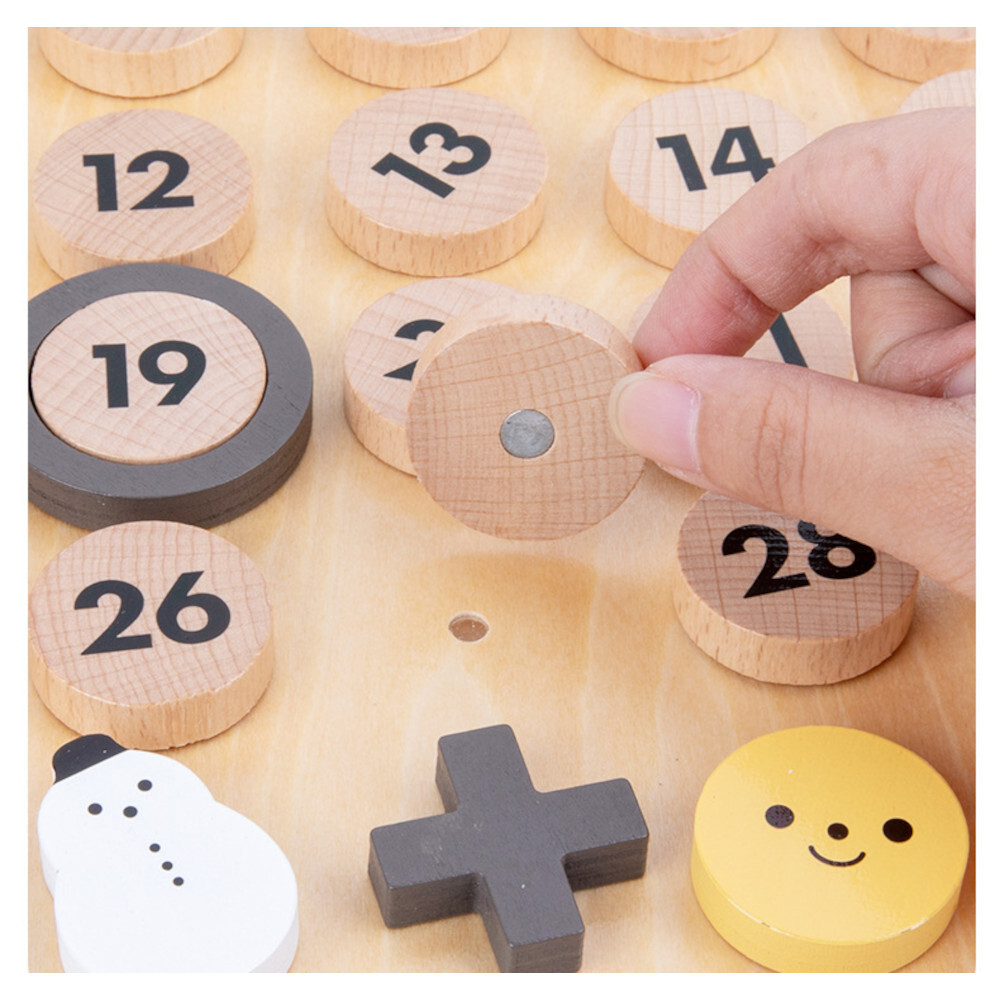 Wooden Magnetic Calendar – MONTESSORI PRACTICAL LIFE MATERIAL