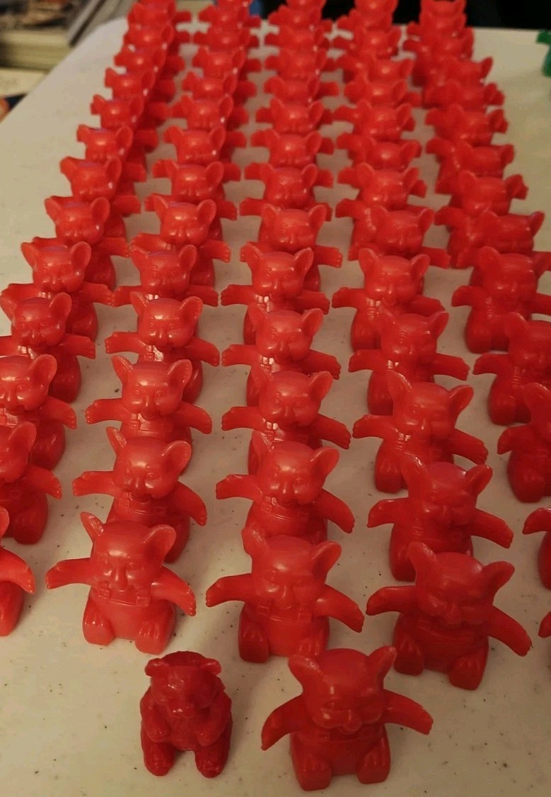 Educational Counting Colors Teddy Bear Plastic Pieces 4 colors 255 Pieces