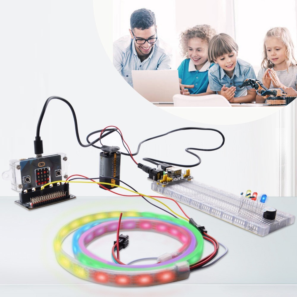 BBC Micro:Bit V2 Basic Starter Kit , Programming, Coding for Kids Discovery Kit