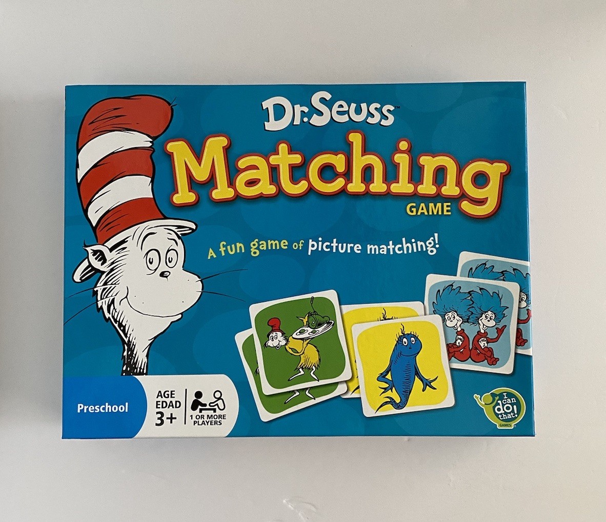 Dr. Seuss Picture Matching Game ~ Preschool Ages 3+ Early Learning ~ NEW IN BOX!