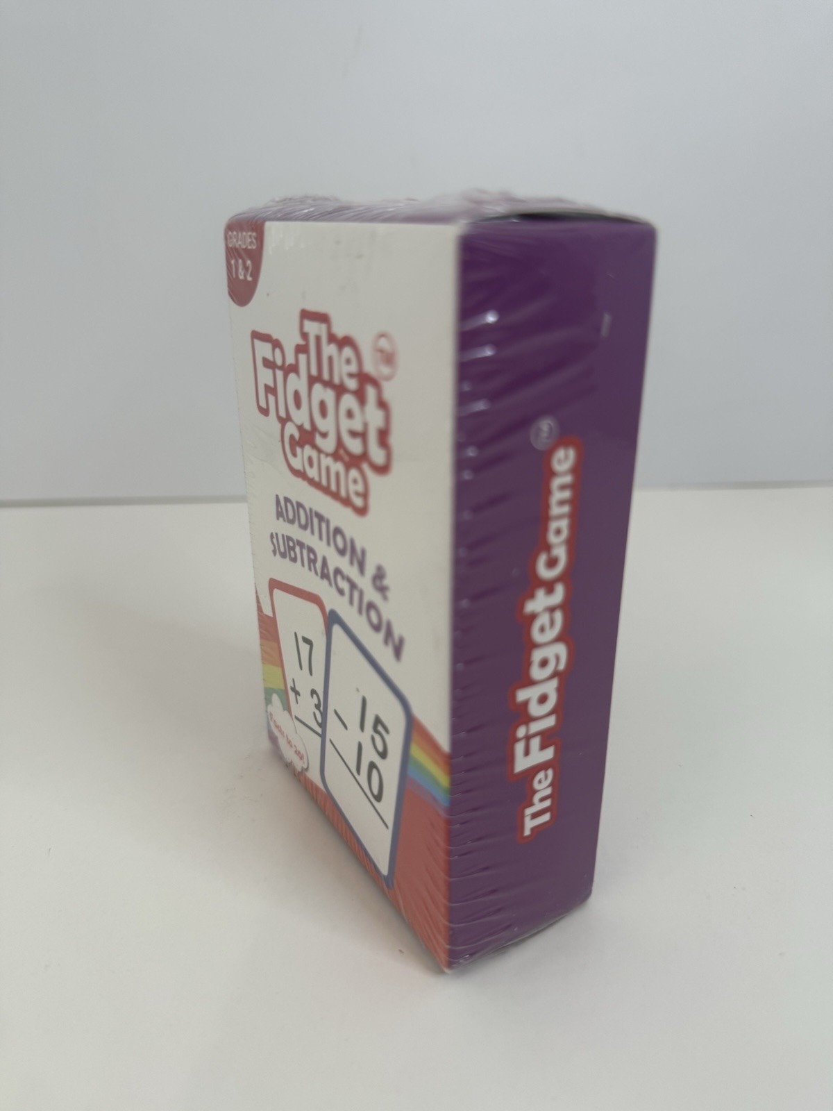 The Fidget Game Addition & Subtraction Grades 1 & 2 Math Flash Cards NEW SEALED