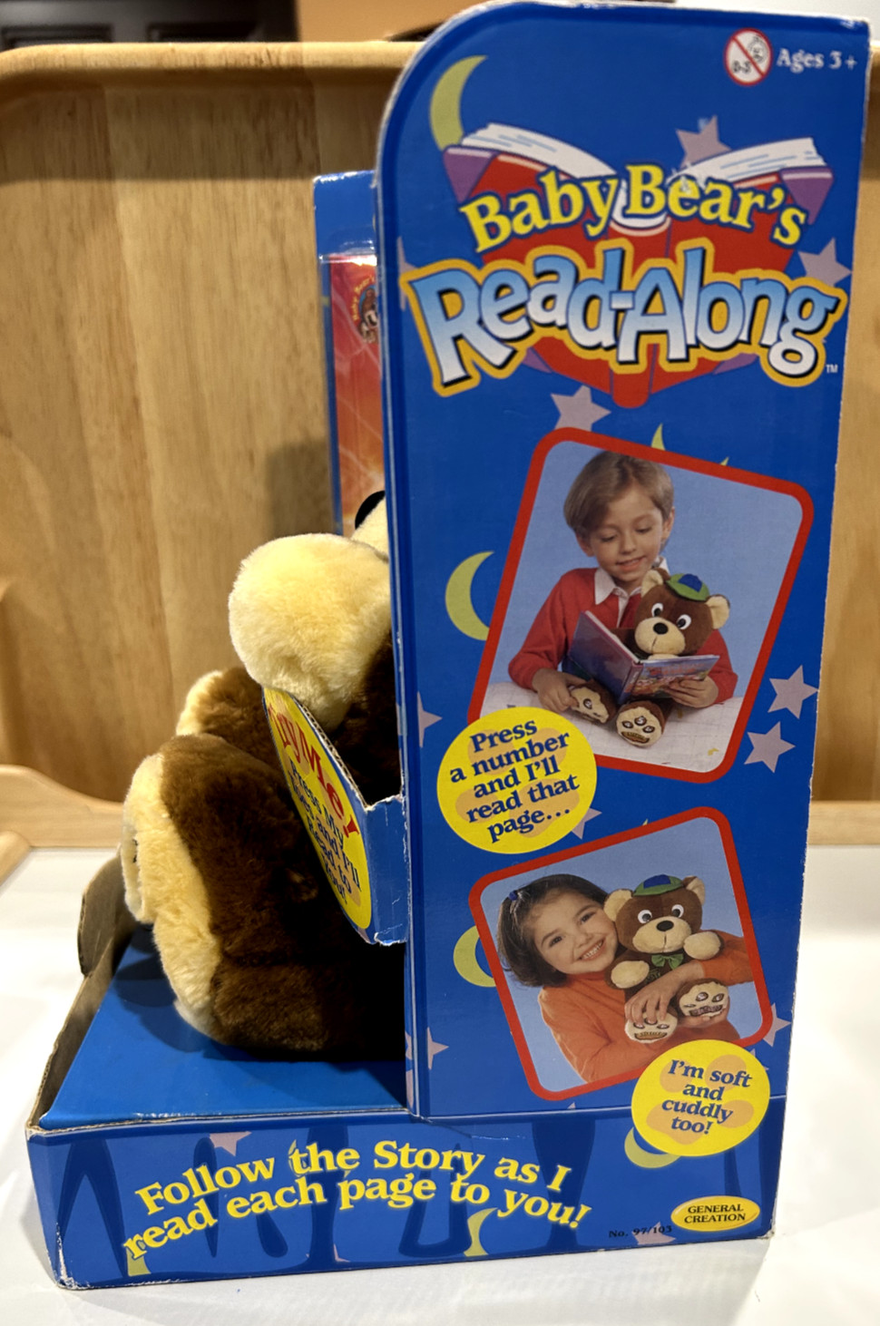 Vintage 1998 Talking Baby Bear’s Read-Along Story Book Ugly Duckling NEW IN BOX