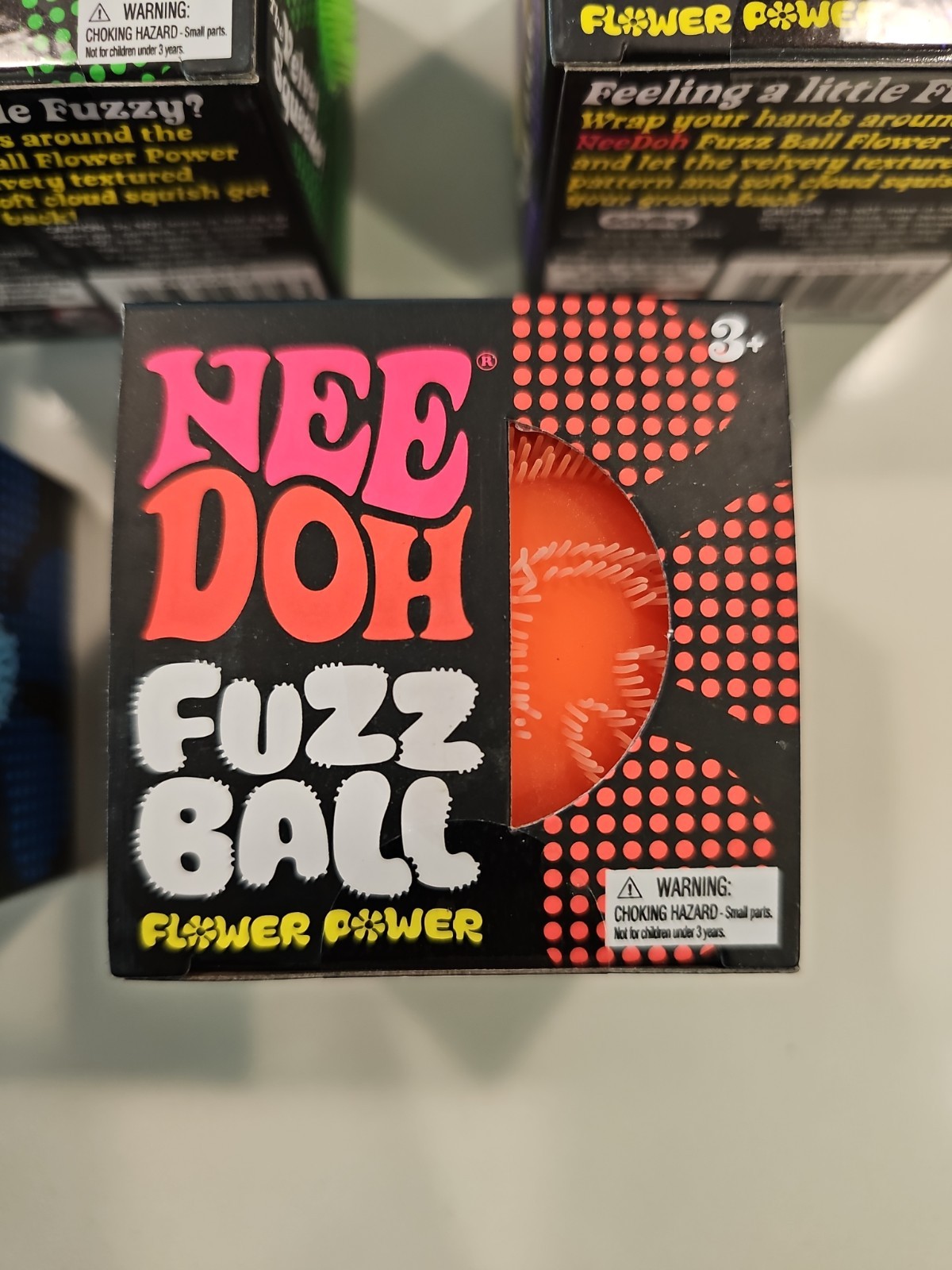NeeDoh Fuzz Ball Flower Power! by Schylling – Lot Of All 5 Colors Factory Sealed