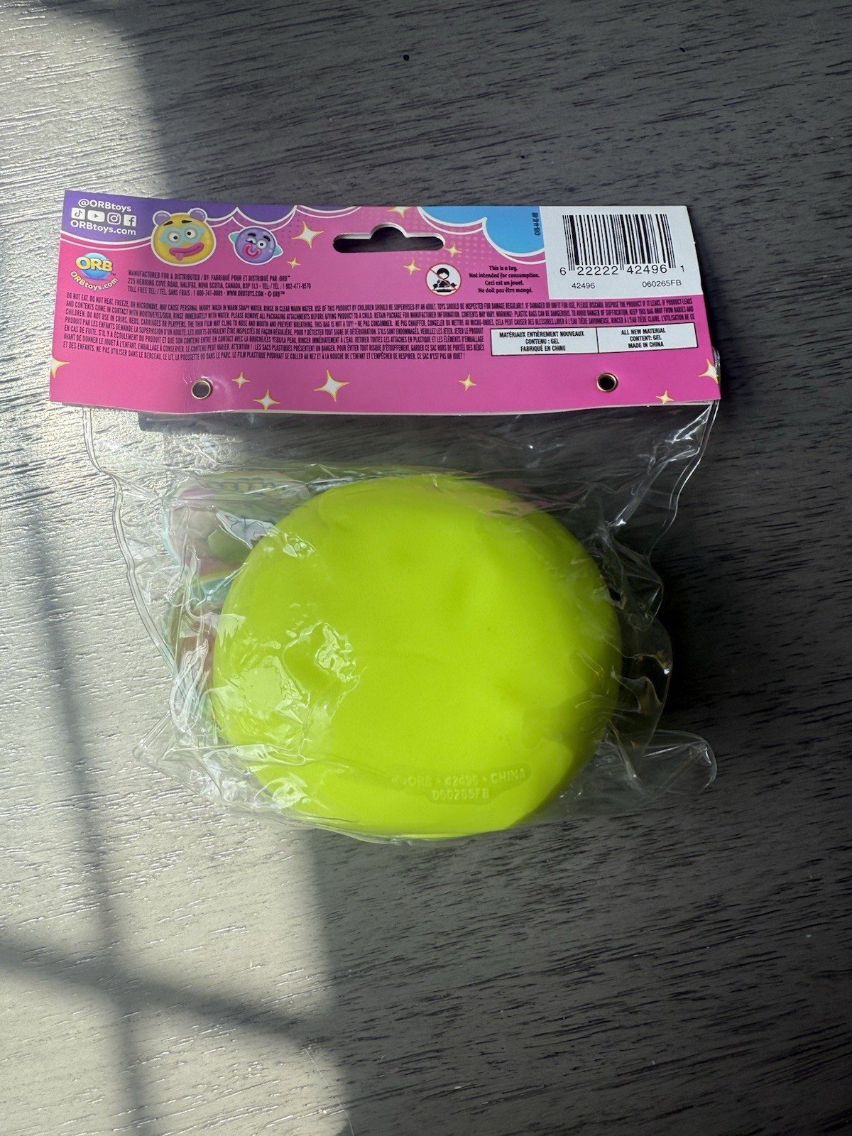 ORB Emojiners Emojiners Smoosh & Staa Squishy Squeeze Toy, Green, Ages 4+