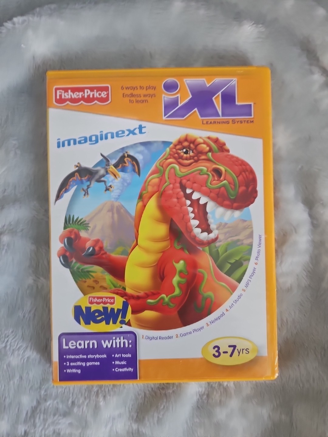 Fisher Price iXL Learning System Games Lot of 4 Games Cars Shrek Mickey Mouse