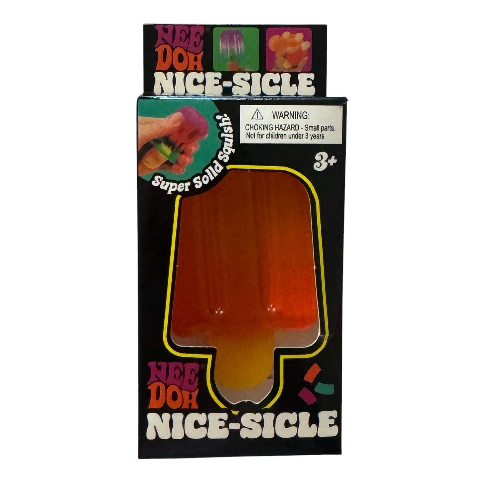 NeeDoh Nice-Sicle Popsicle DUPE Taba Squishy [Orange]