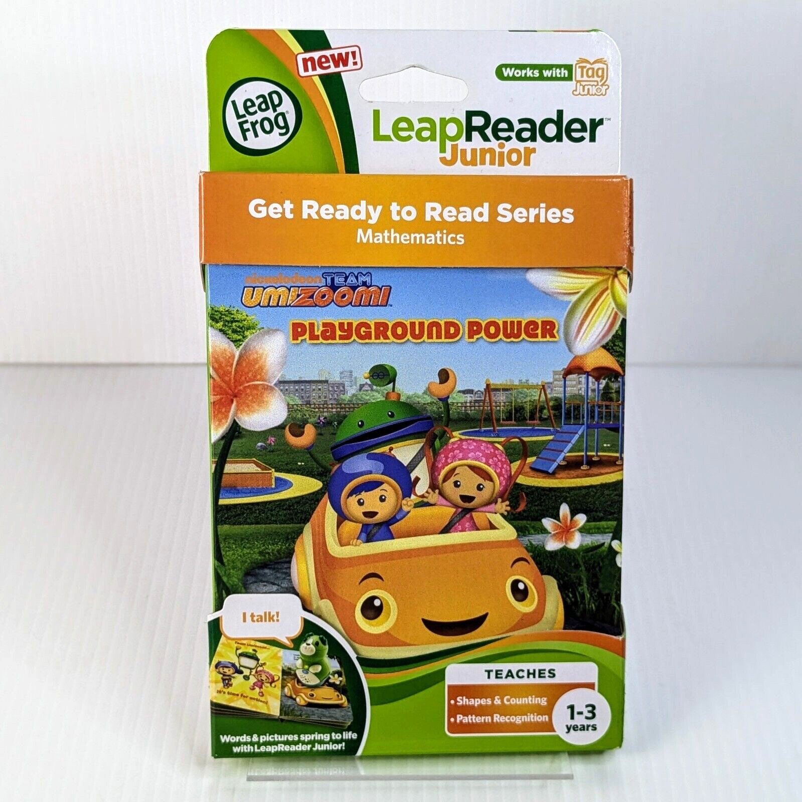 LeapFrog LeapReader TAG Junior Book Team Umizoomi Cars Home School Baby