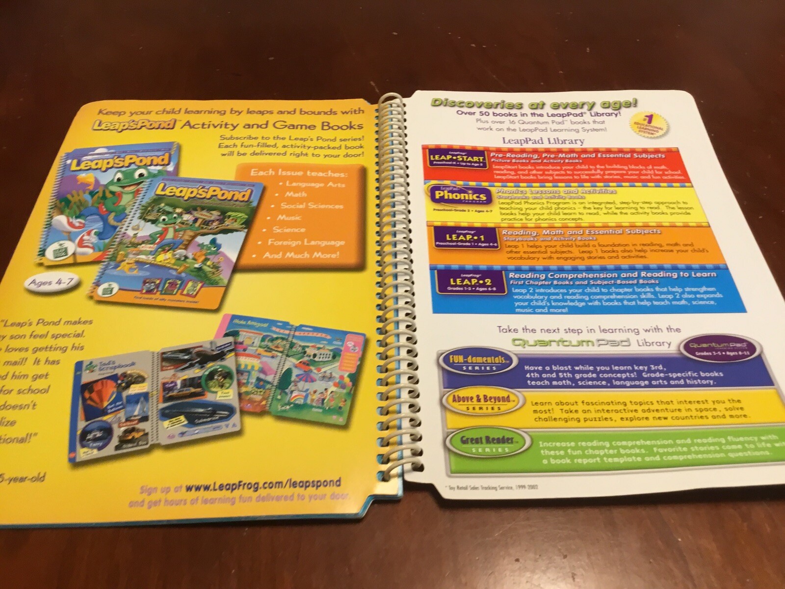 Leap Frog Leap 1 Reading Finding Nemo Book only 4-6 years