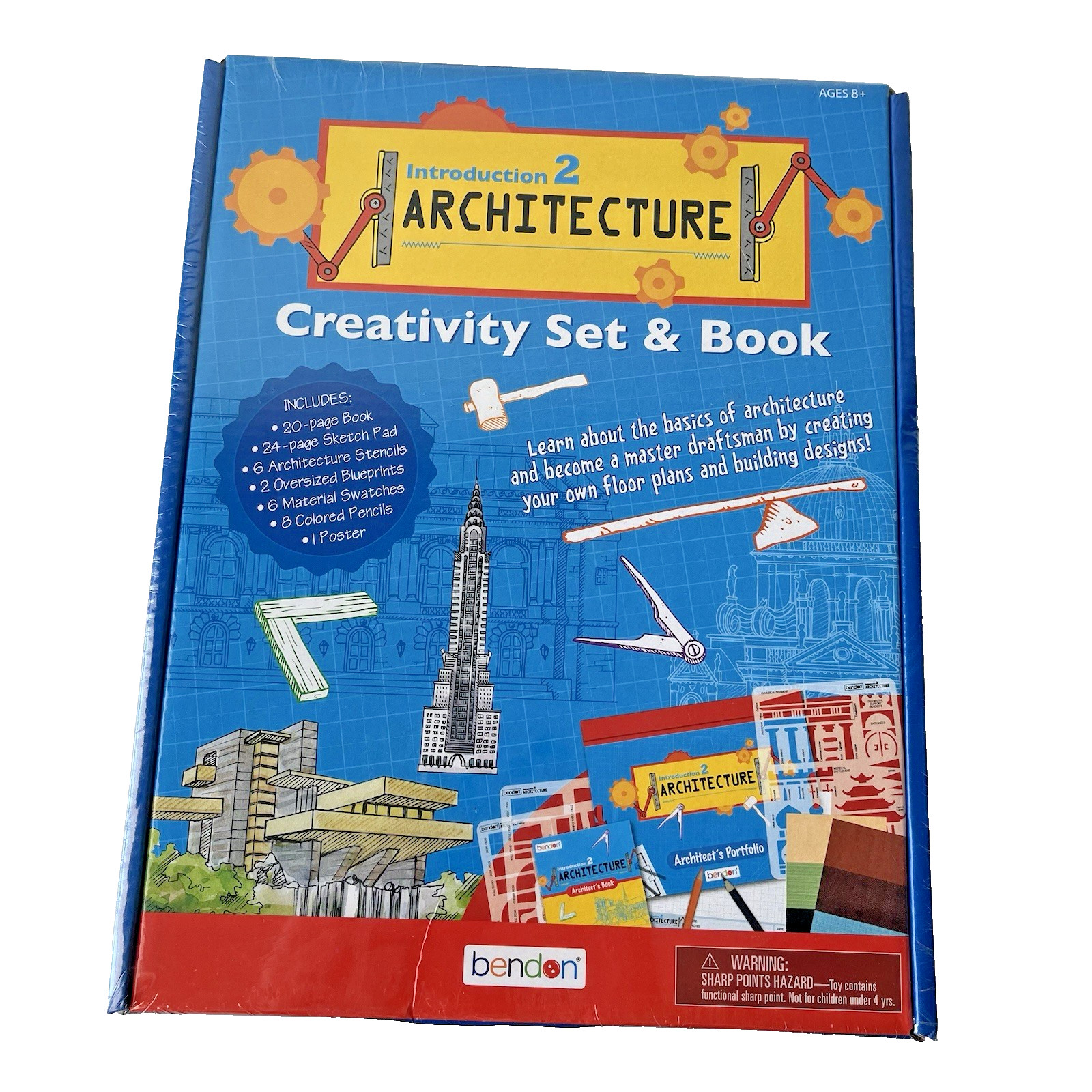 Introduction 2 Architecture Creativity Set & Book 5-16 yrs by Bendon SEALED NEW