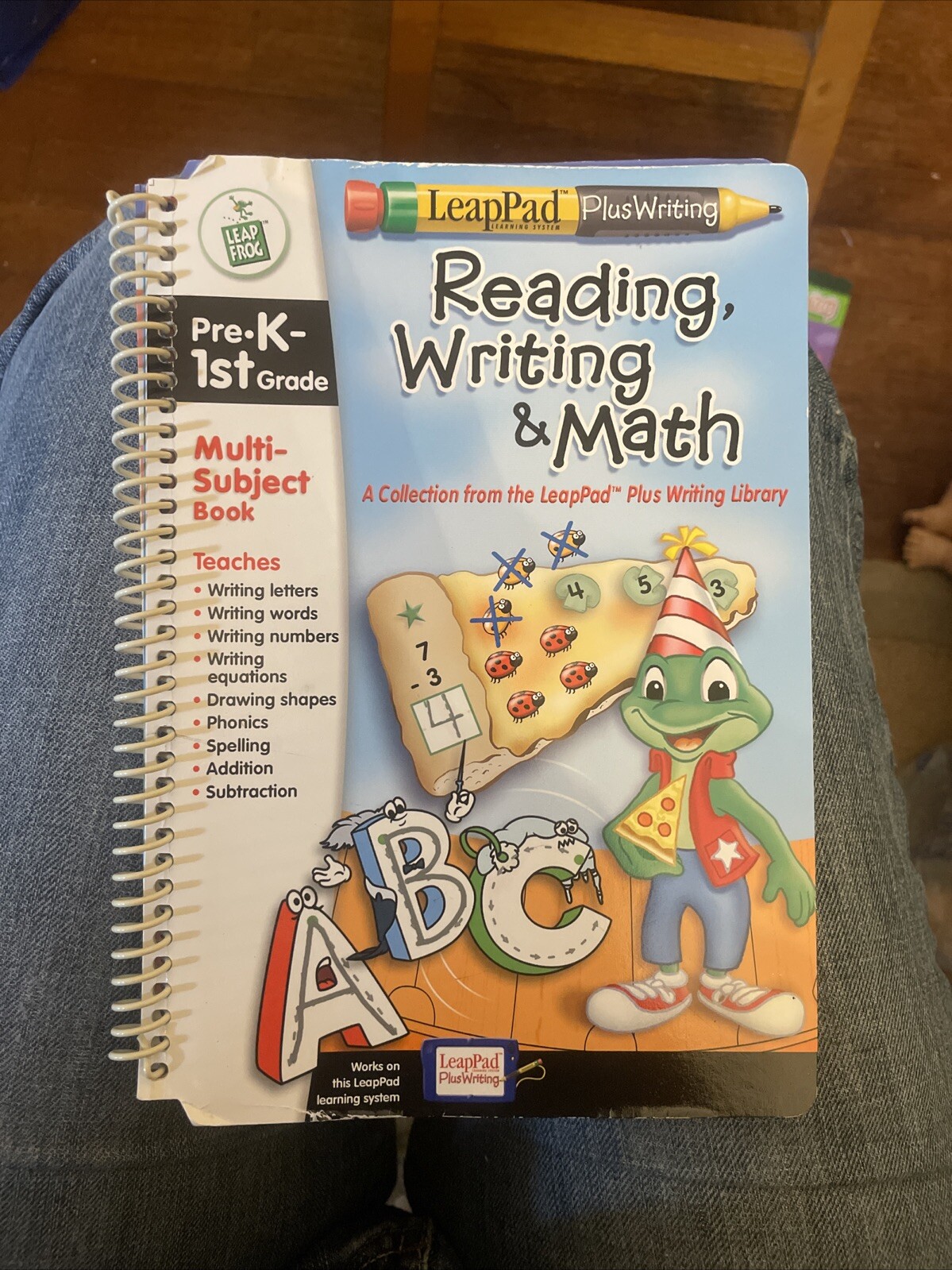 LeapFrog LeapPad Reading, Writing & Math Pre-K – 1st Grade Book No Cartridge
