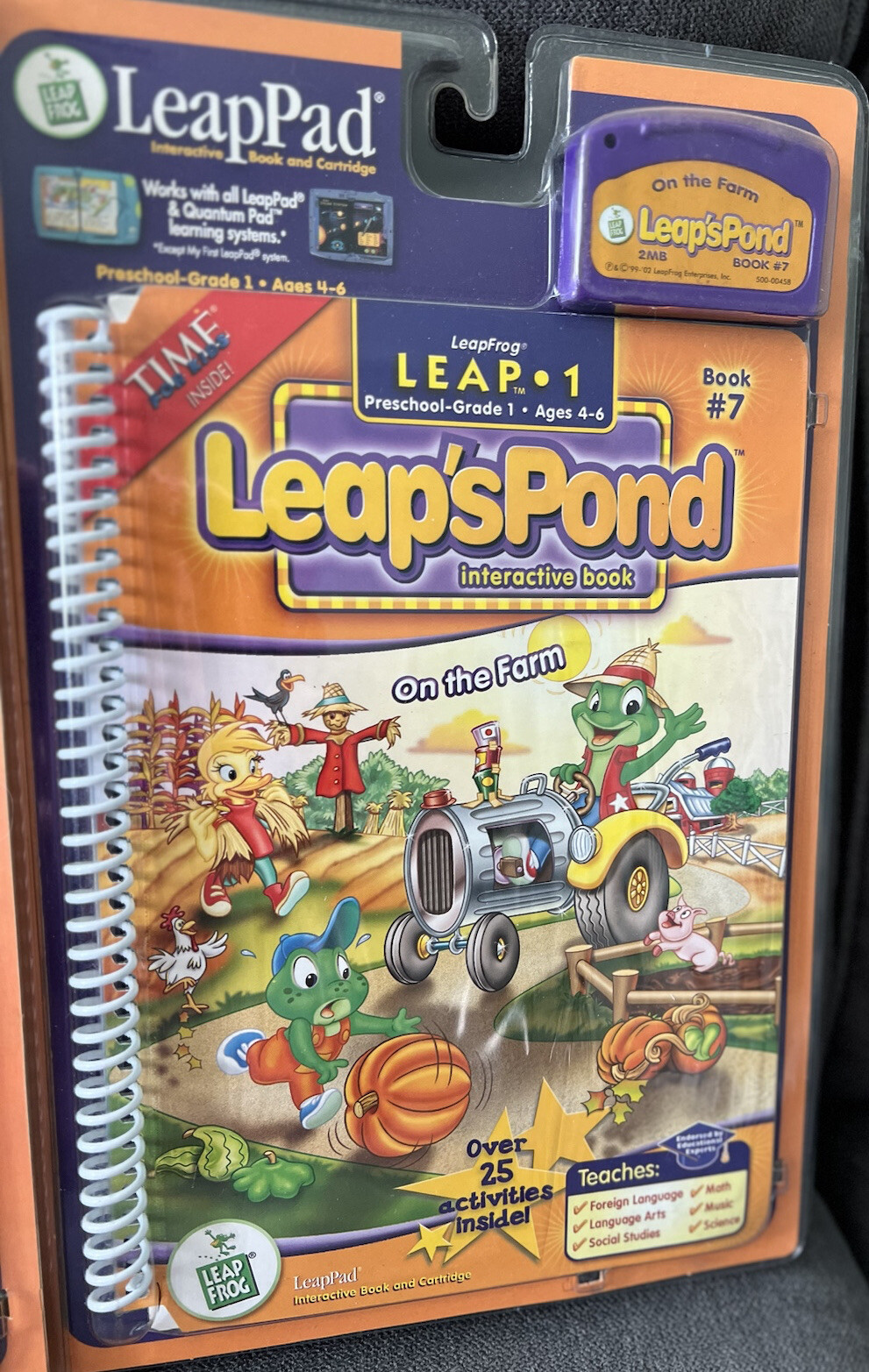 LeapFrog Leap 1 Lot Of 3 Bounce Tigger Bounce/On The Move/On The Farm(3) NEW
