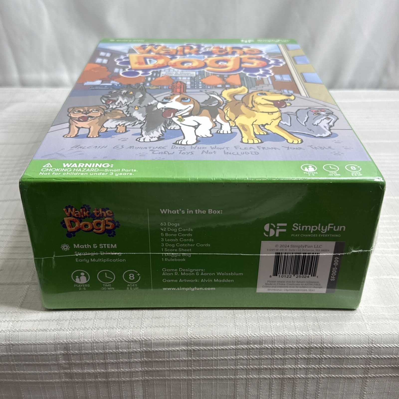 SimplyFun Walk The Dogs Educational Math STEM Game Multiplication Strategy NEW