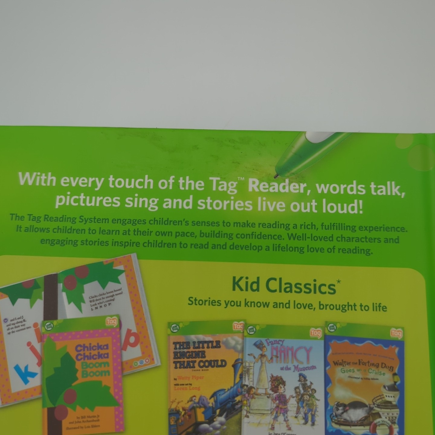 LeapFrog Tag Reading Hardback Book Disney Pixar Cars Tractor Tipping Tow Mater