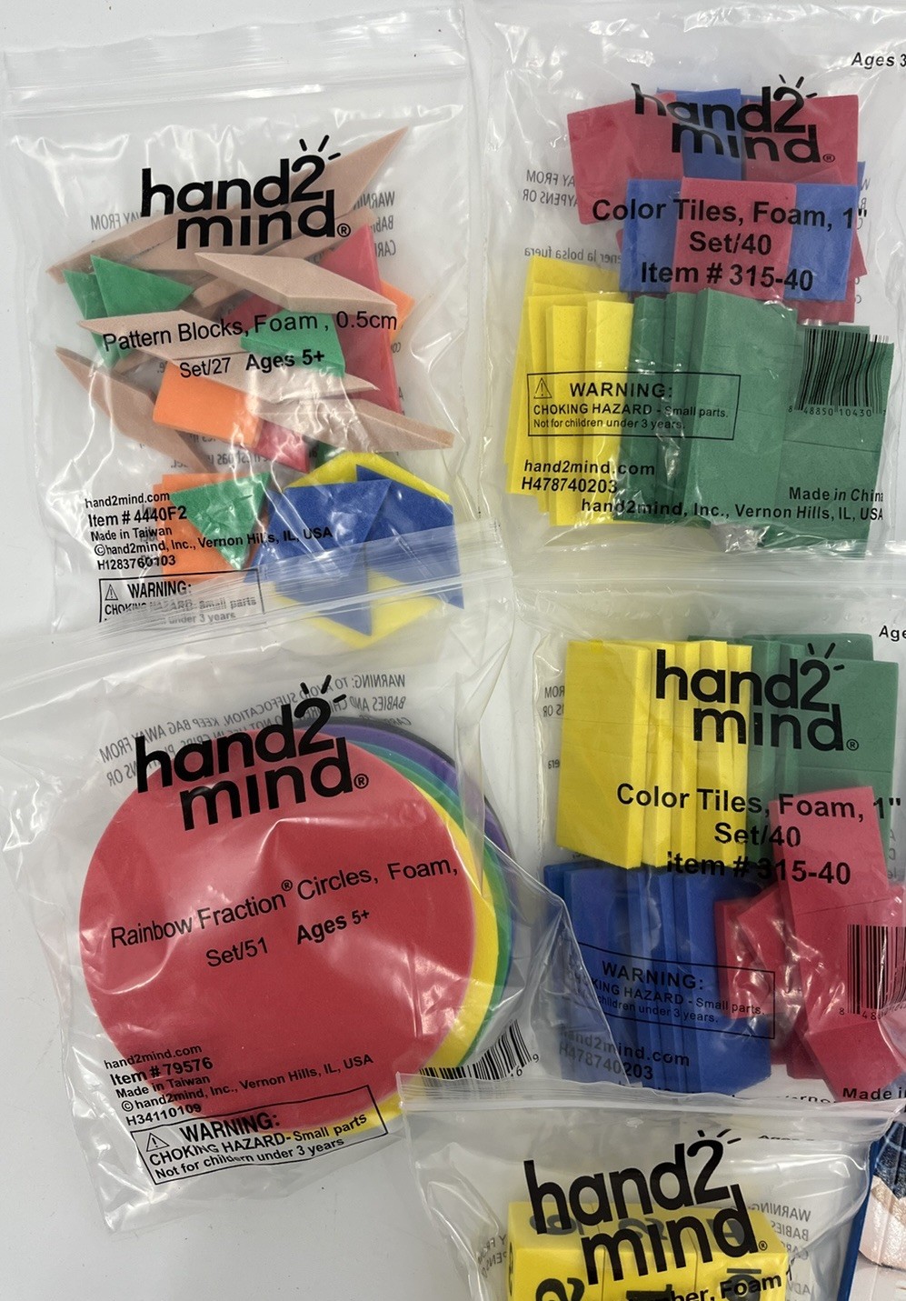 Hand 2 Mind Hands-On Standard Grade 5 Math Manipulatives Kit Homeschool