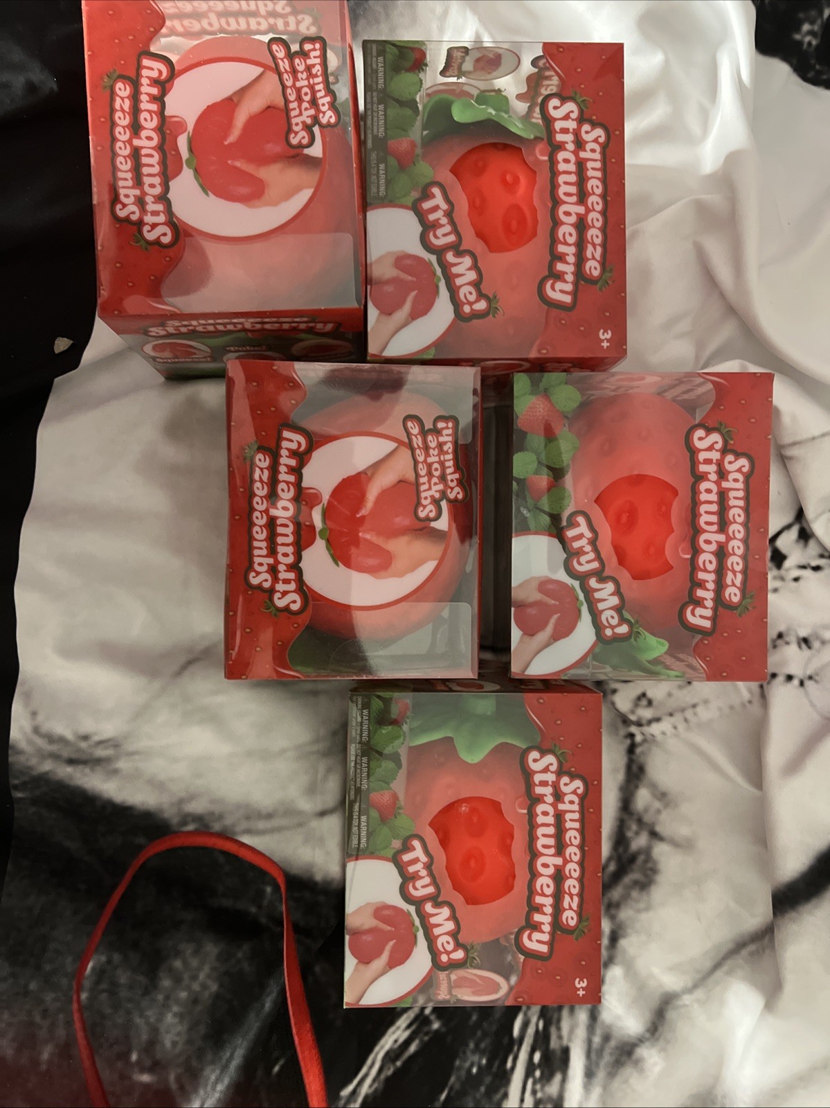 Sunny Days Jumbo Squeezy Strawberry Squishy Toy Stress Relief Sensory Fun