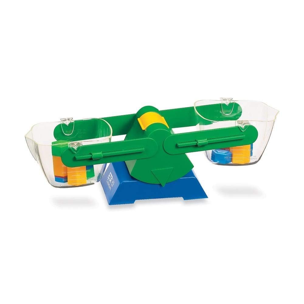 Hand2Mind Plastic Bucket Balance For Kids Ages 5-8 Hands-On Way To Learn About