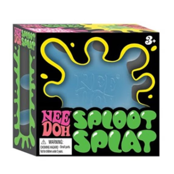 NeeDoh SPLOOT SPLAT BLUE Sensory Squishy Fidget Toy BRAND NEW, 100% Authentic