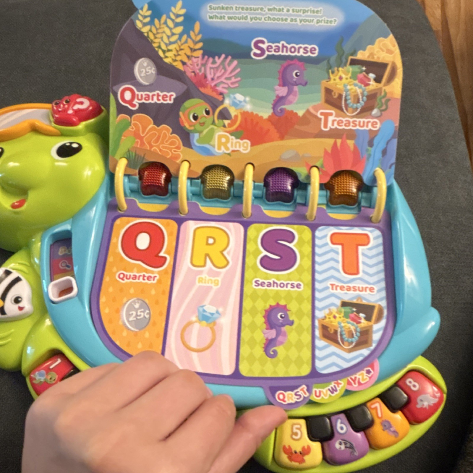 VTech Touch & Teach Sea Turtle Electronic Learning Book, Ages 1-4 Years