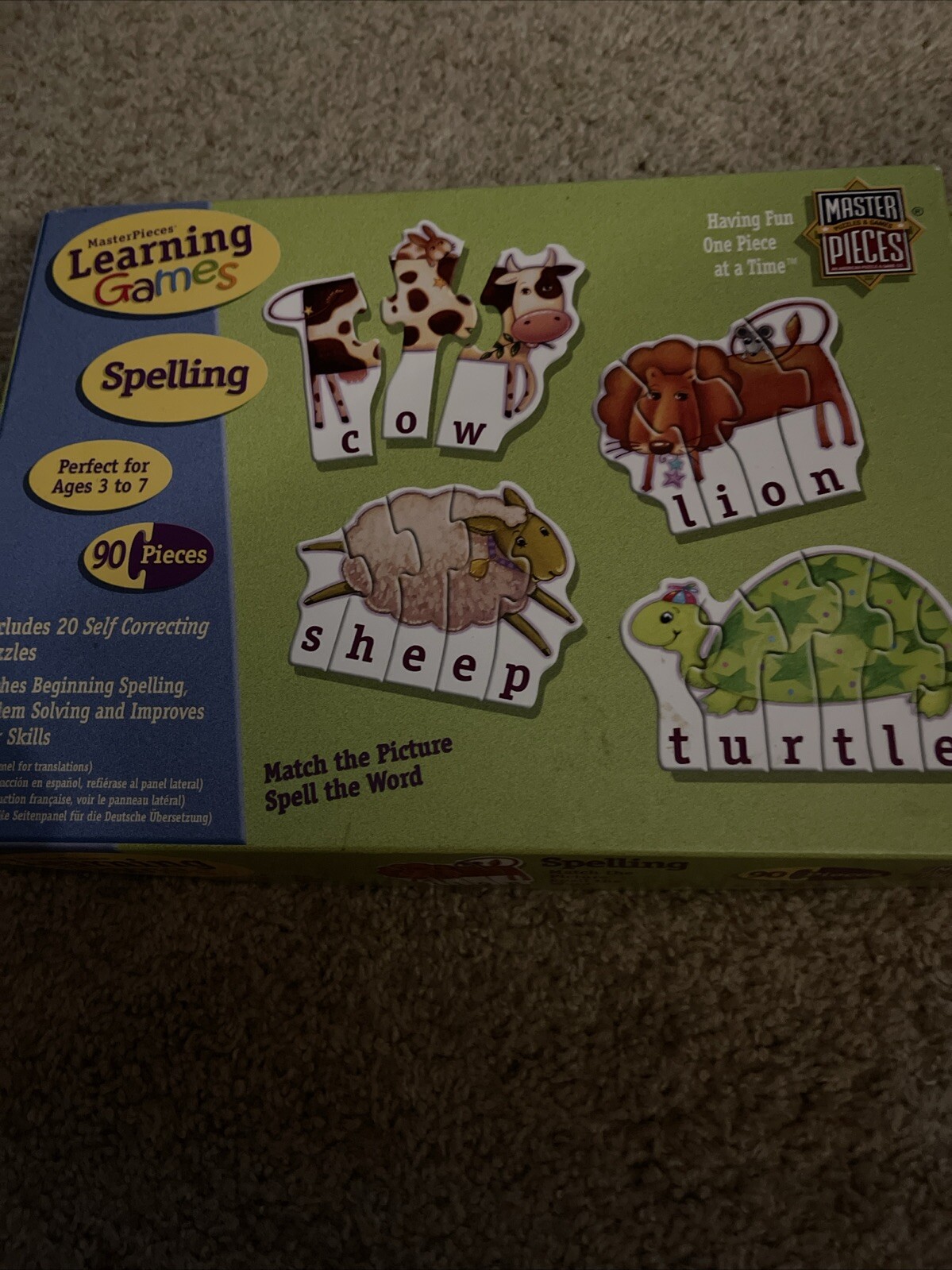 Lot Of 2 Learning Games. Practice Spelling And Strategizing. Ages 5 And Up.