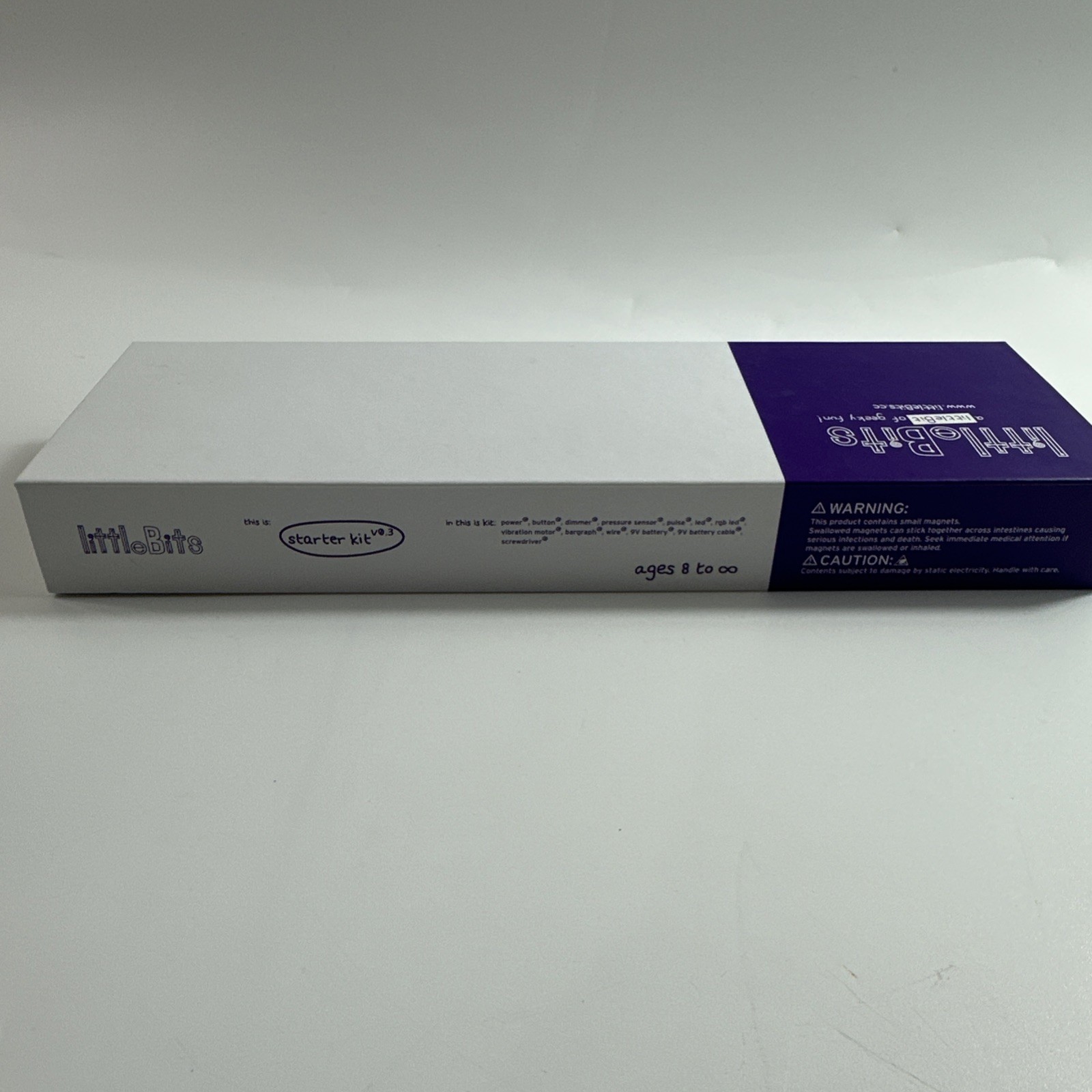 Little Bits Starter Kit V0.3 Complete Kit 11 Pieces In Box (no 9v battery)