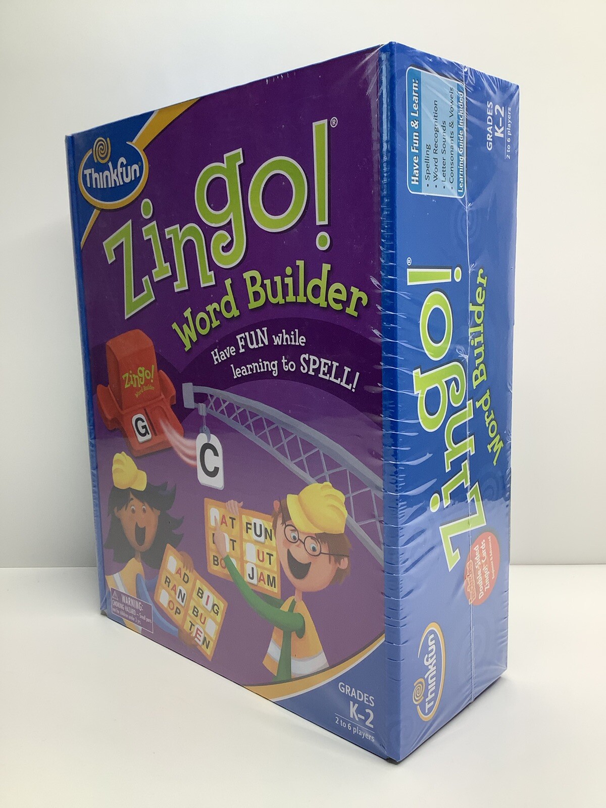 NEW Sealed ZINGO! Word Builder K-2 Spelling Game by Thinkfun 2-6 Players