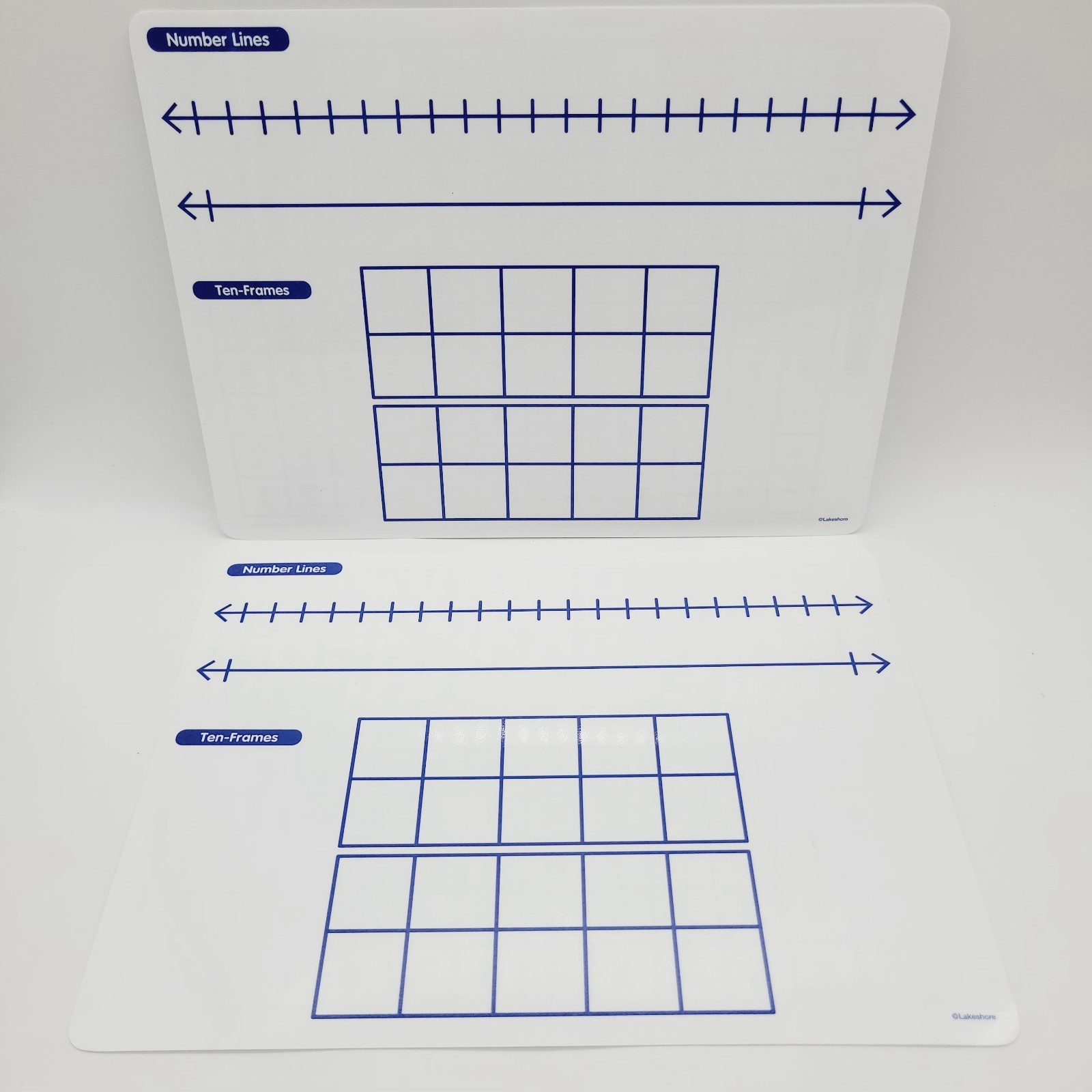 NEW Classroom K-2 Grade Building Math Skills Write & Wipe Boards 4ct Homeschool