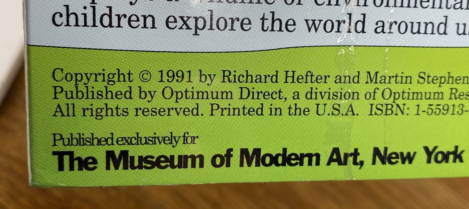 The Endangered Wildlife Shufflebook 1991 MOMA Museum of Modern Art Sealed