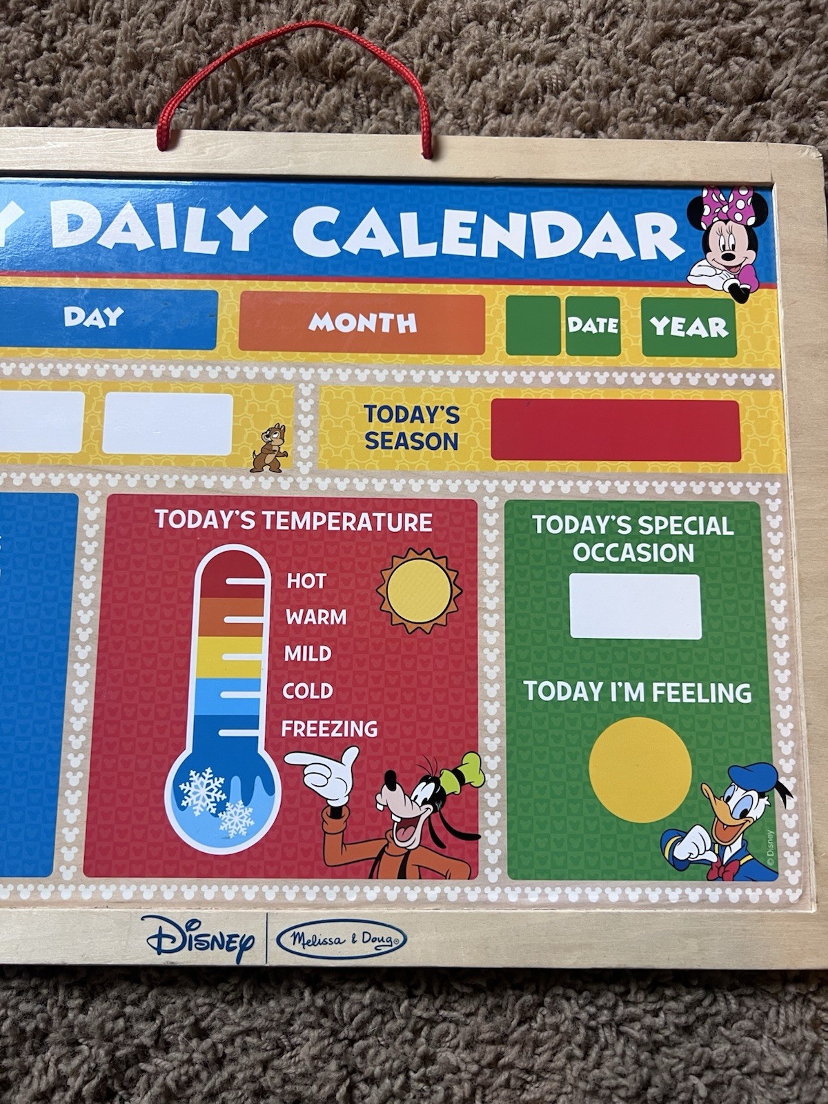 Melissa & Doug Disney Daily Dry Erase Calendar