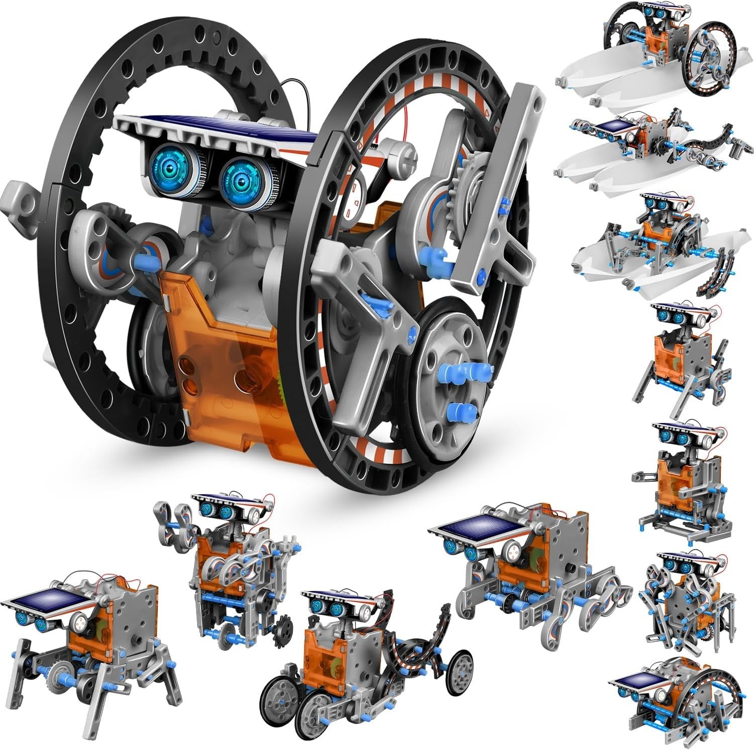13 in 1 Solar Robot STEM Kit for Kids Ages 8-12, Science & Robotics Building Toy