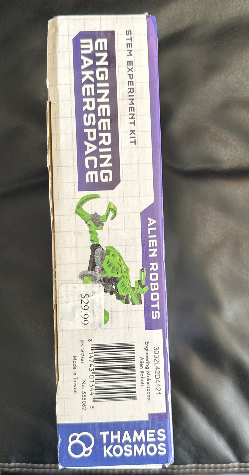Engineering Makerspace Alien Robots STEM Experiment Kit 10 In 1 Models Motorized