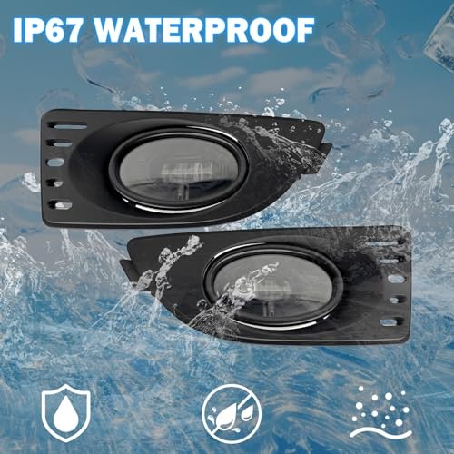 LED Fog Lights Compatible With 2005 2006 2007 Acura RSX Front Bumper Lights