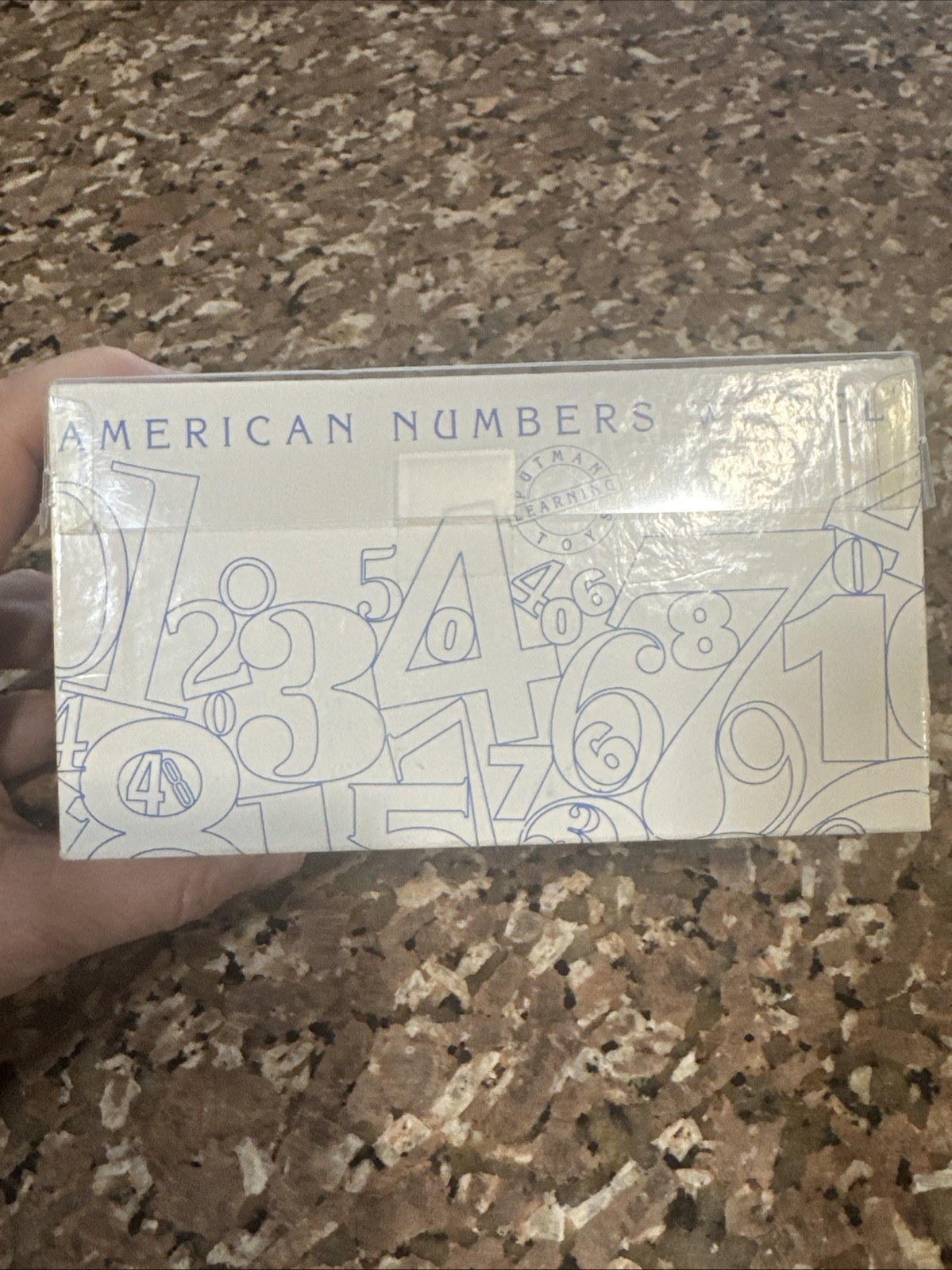 Putnam Learning Tool Wood Math American Numbers Wheel Vintage Box Included