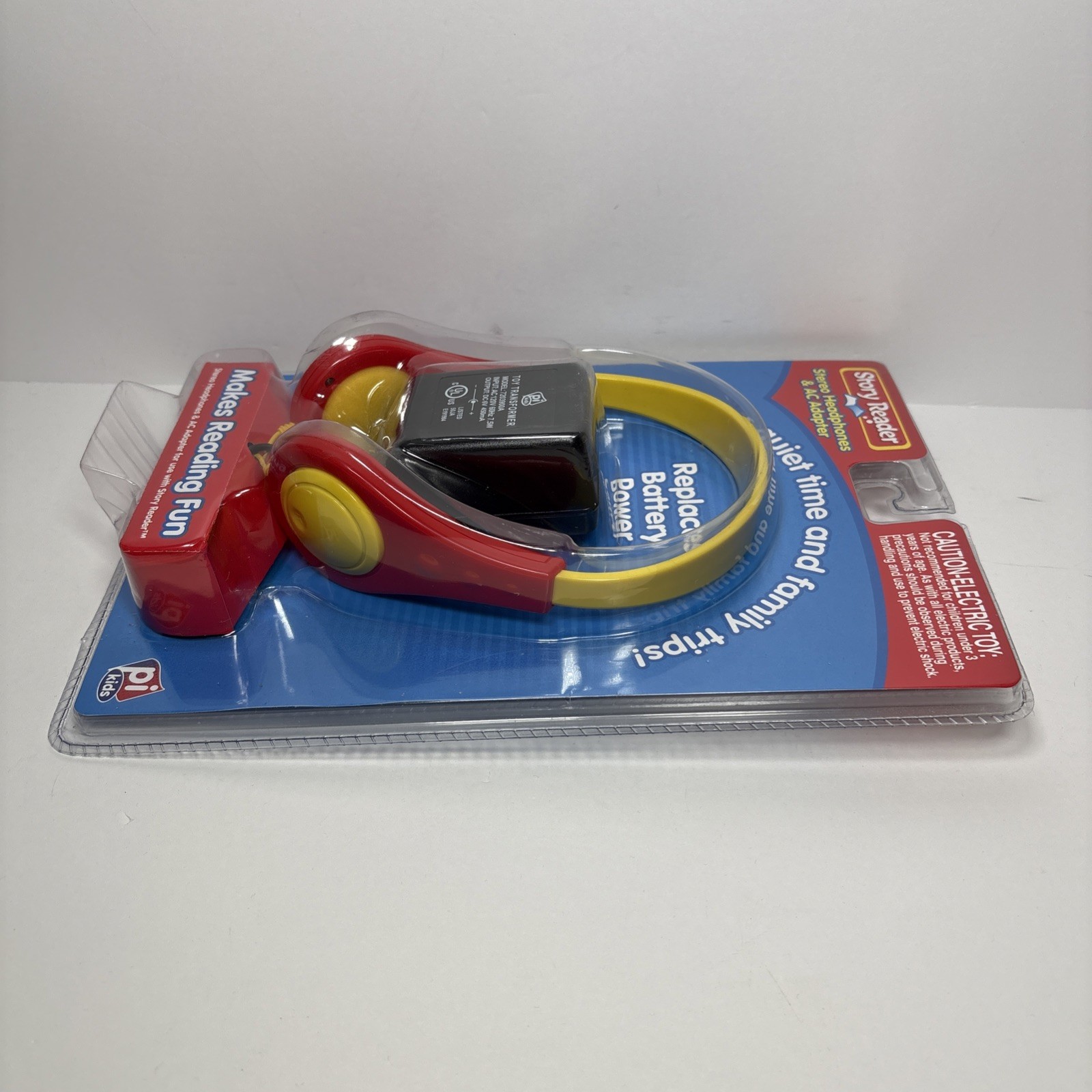 Story Reader Stereo Headphones & AC Adapter (PI Kids – 2004) BRAND NEW! VINTAGE!