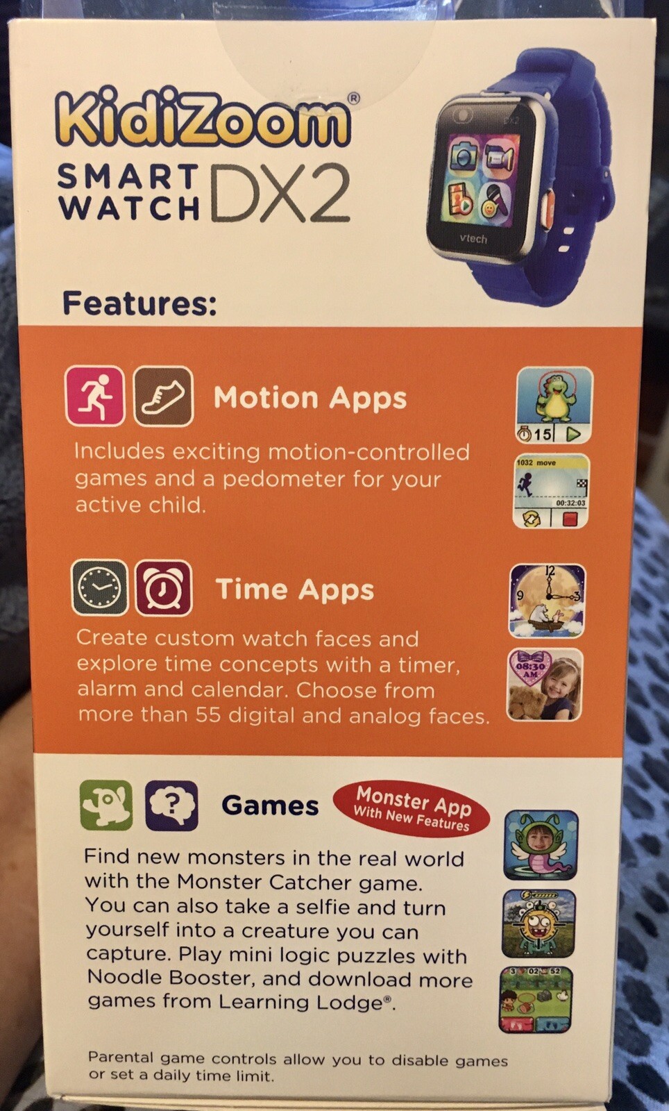 Kidizoom DX2 VTECH SMART WATCH CAMERA VIDEO Touch Screen GAME Voiced Change