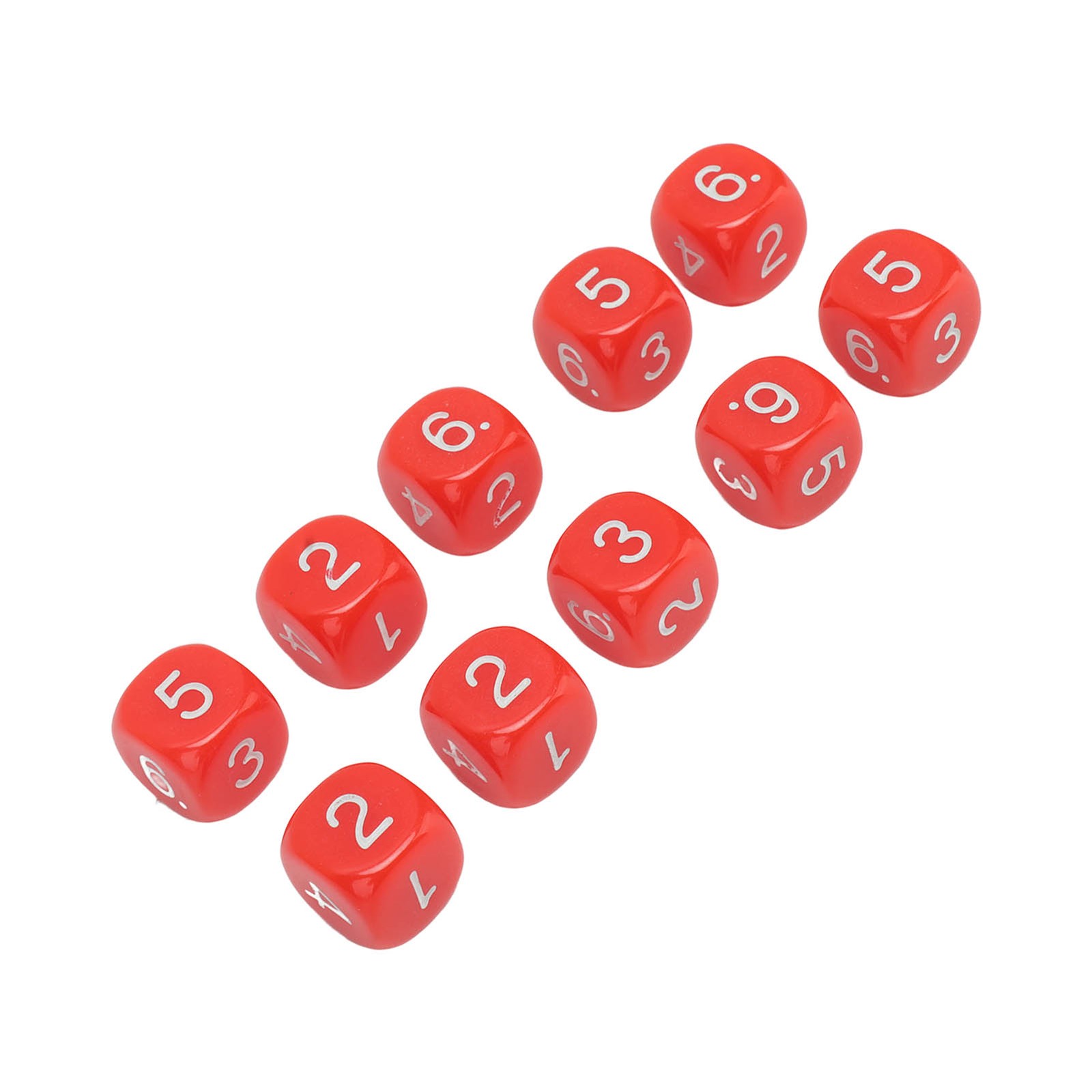 20PCS 6 Sided Board Game Dice Durable Learning Aid For Teaching