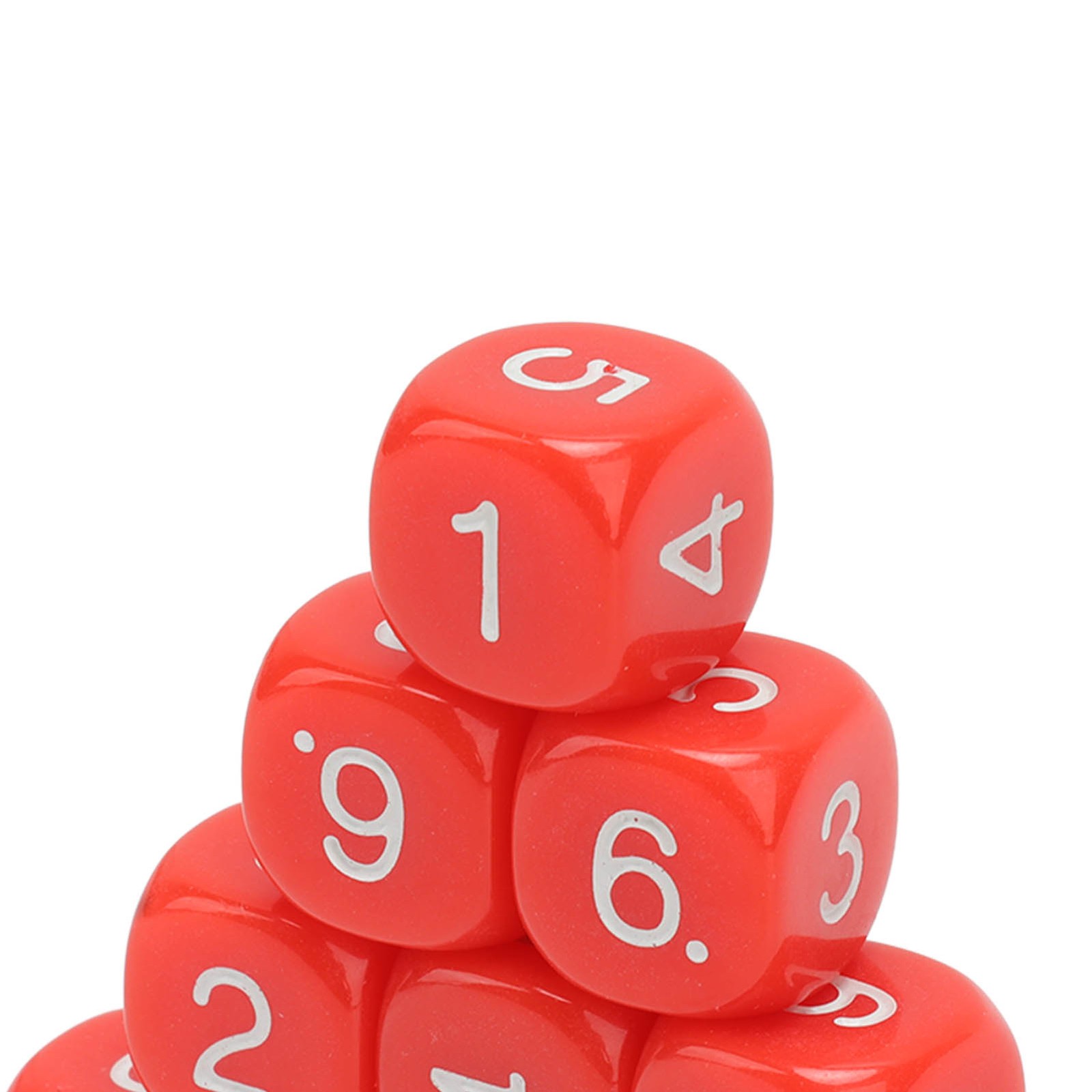 20PCS 6 Sided Board Game Dice Durable Learning Aid For Teaching
