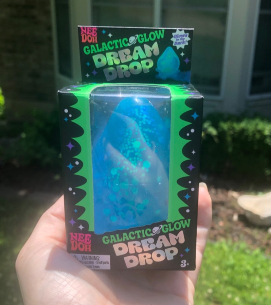 •AUTHENTIC• Two Galactic Glow Dream Drop NeeDoh’s By Shylling Green & Blue