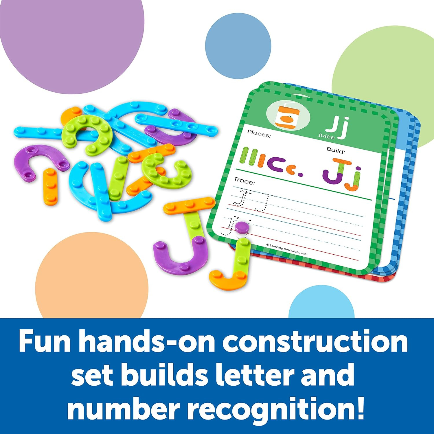 Skill Builders! Kindergarten Letter & Number Maker – 60 Pieces, Ages 6+ Kinderga